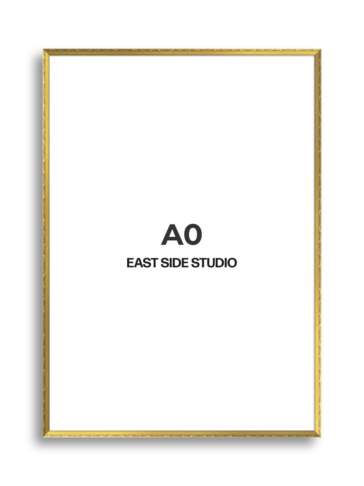 Florin Gold A0 picture frame