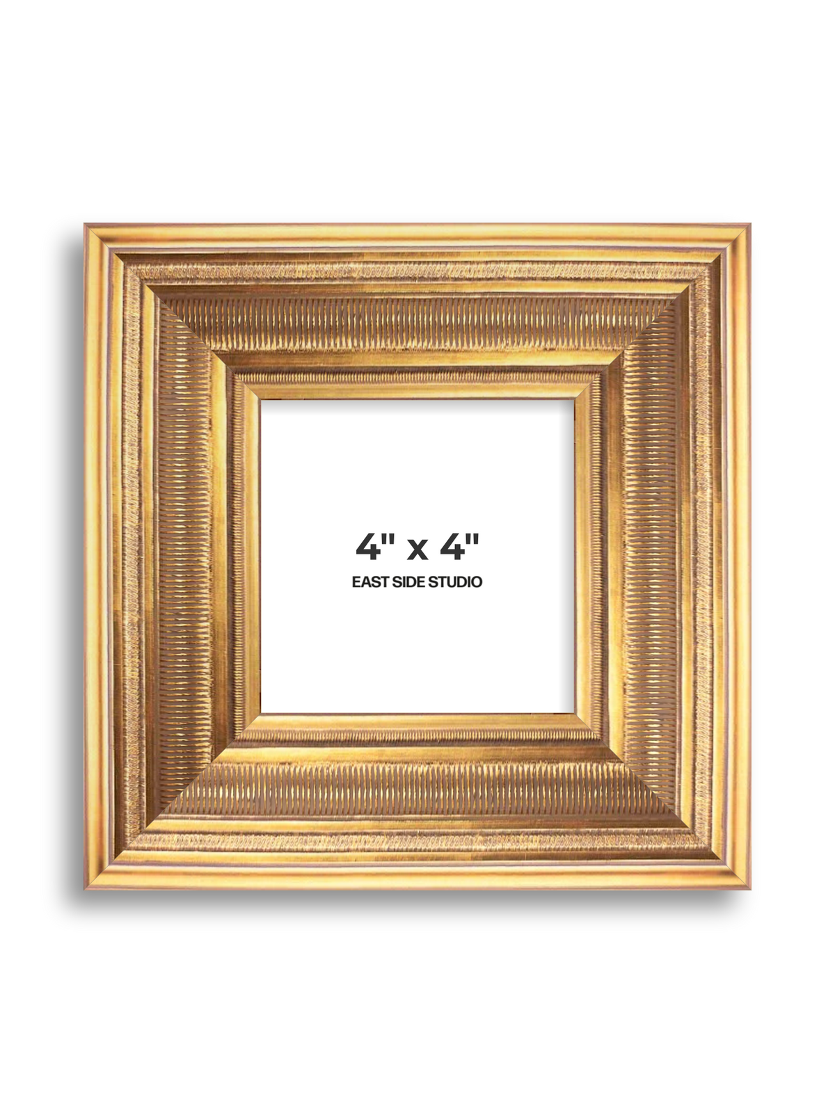 Colonnade Gold 4" x 4" picture frame