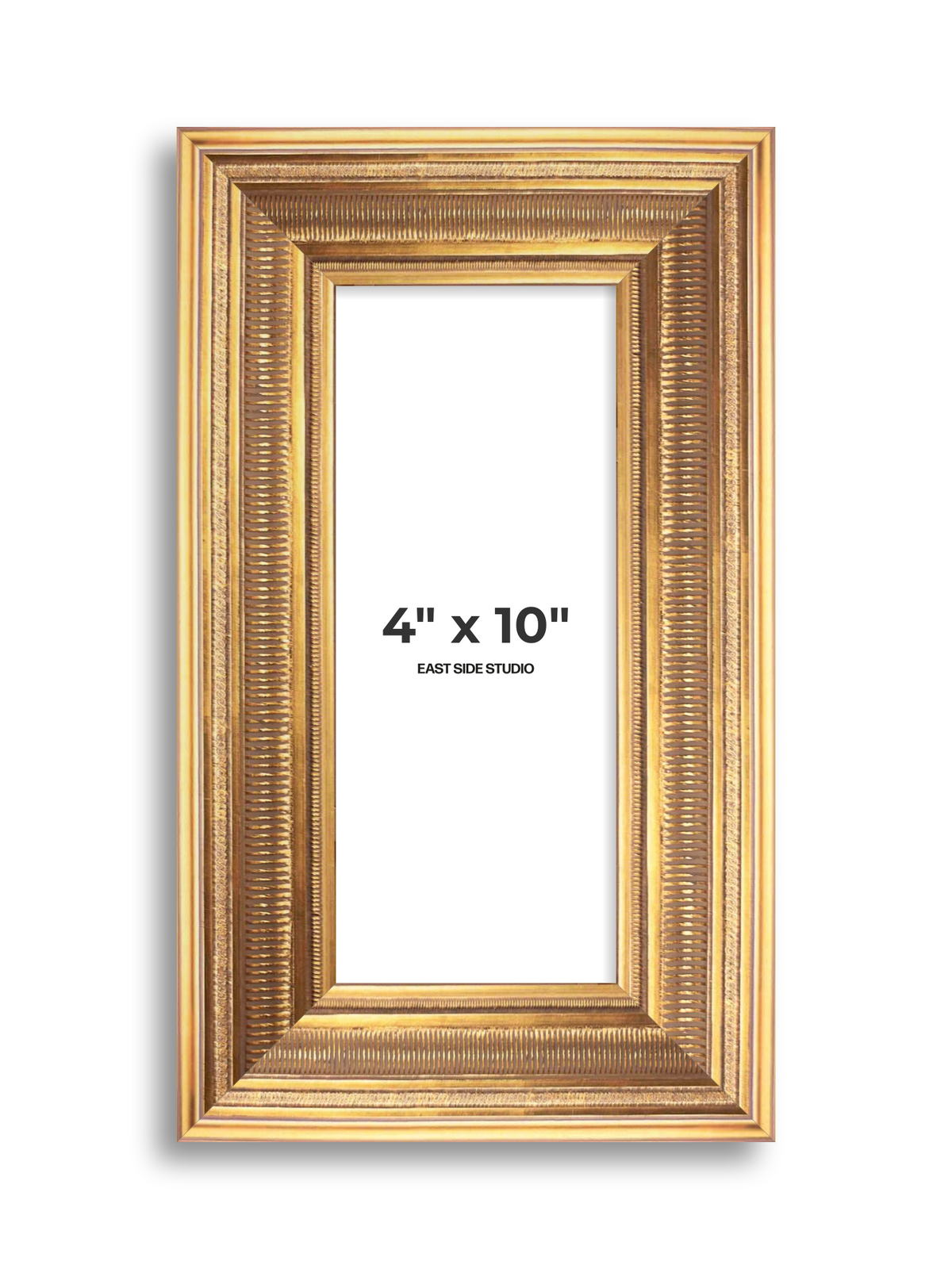 Colonnade Gold 4" x 10" picture frame