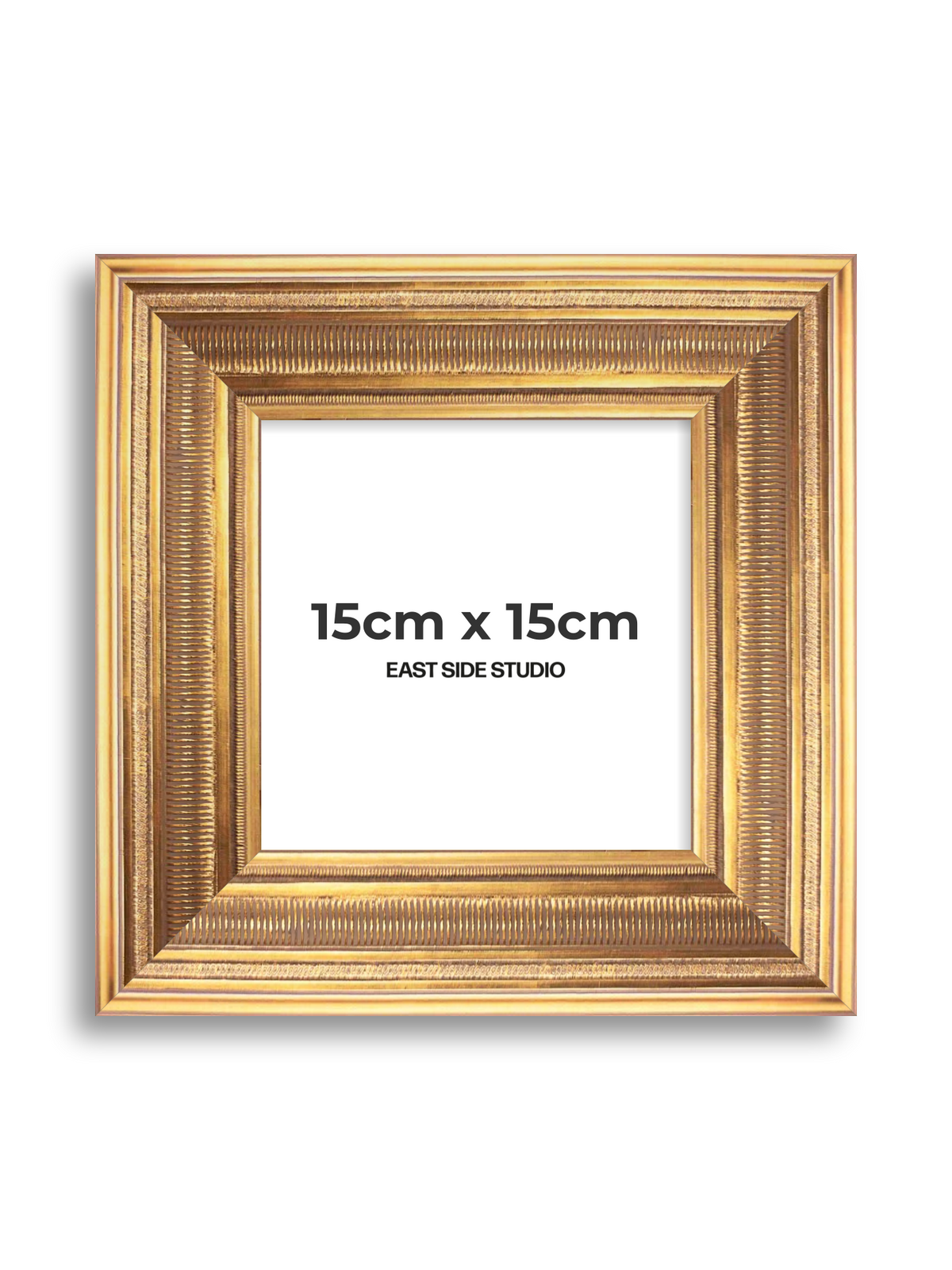 Colonnade Gold 15cm x 15cm picture frame