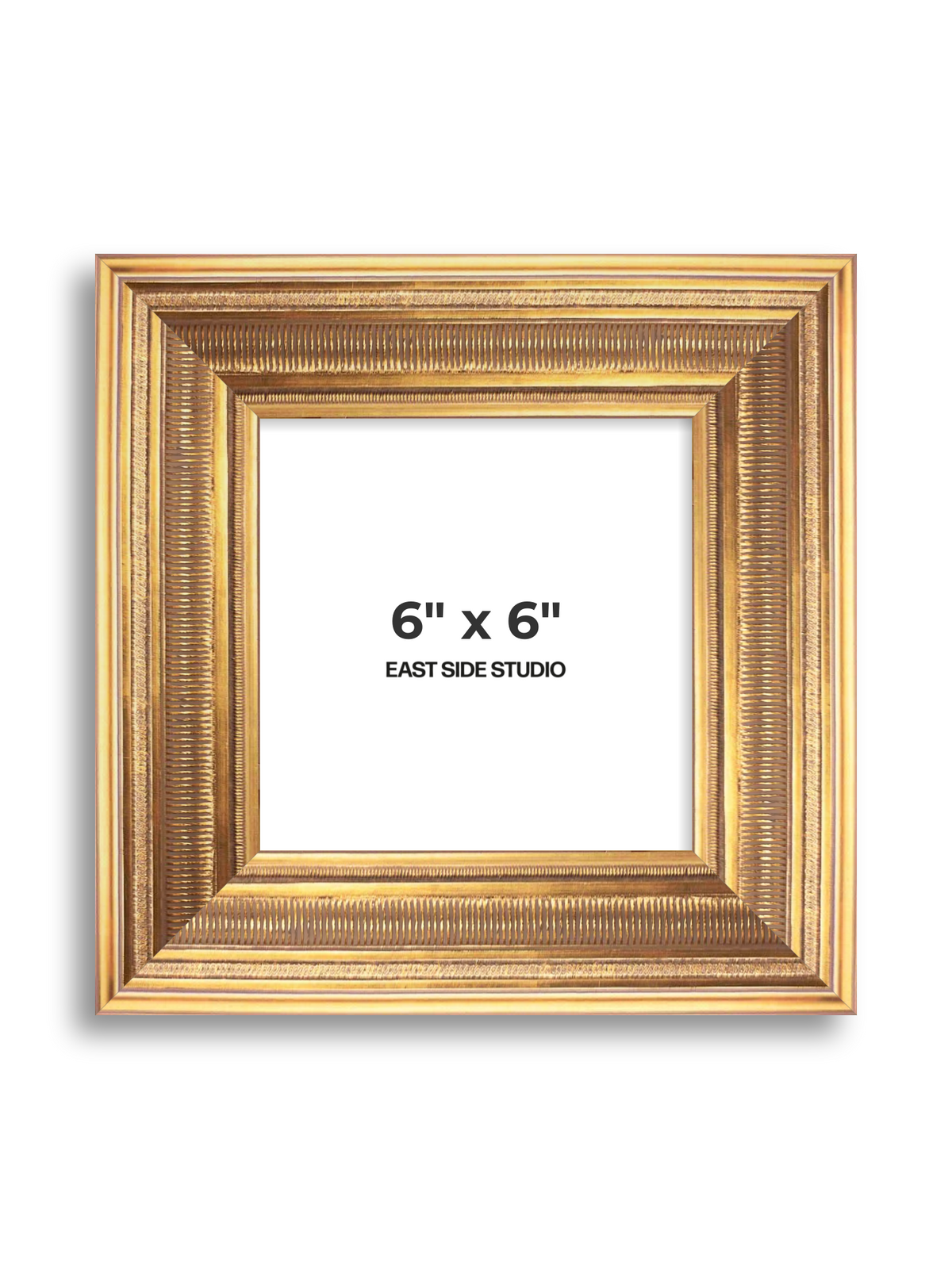 Colonnade Gold 6" x 6" picture frame