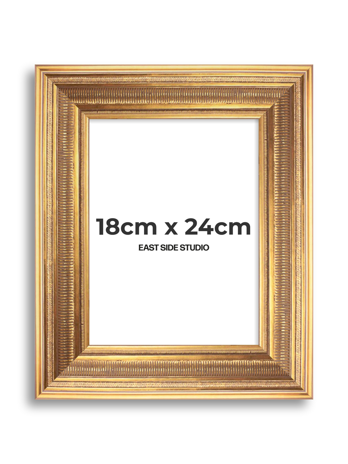 Colonnade Gold 18cm x 24cm picture frame