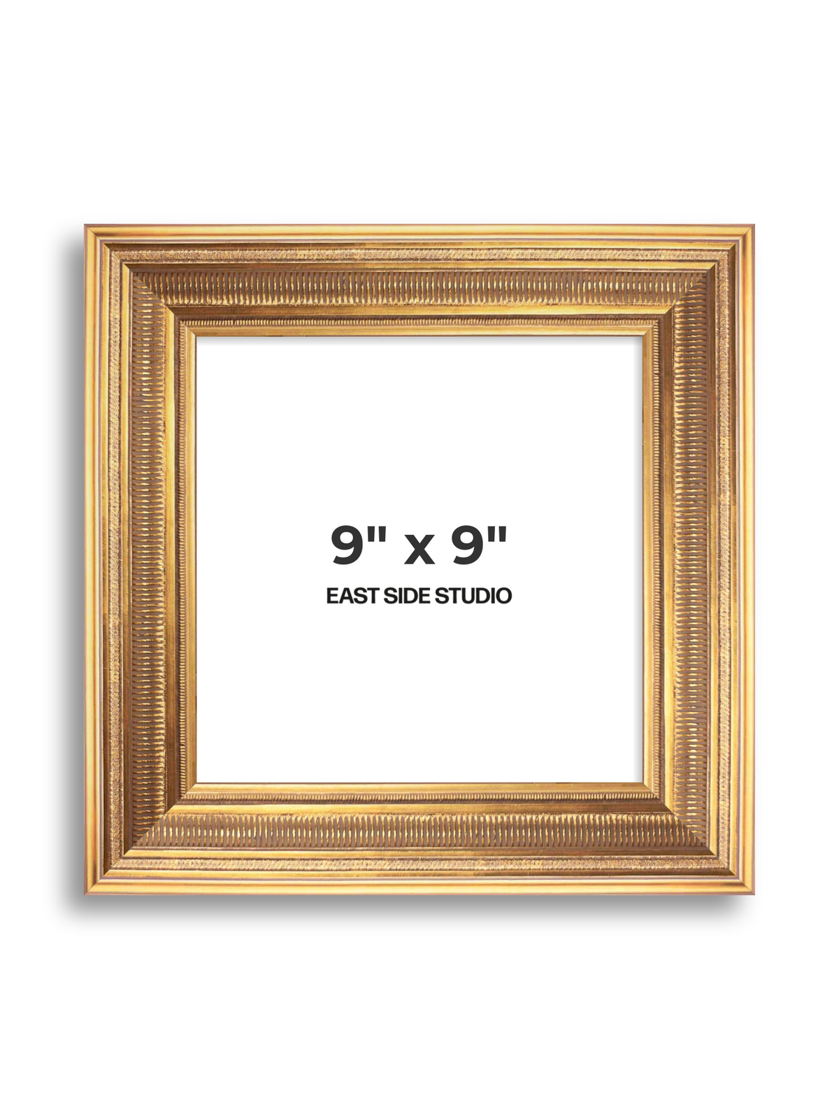 Colonnade Gold 9" x 9" picture frame