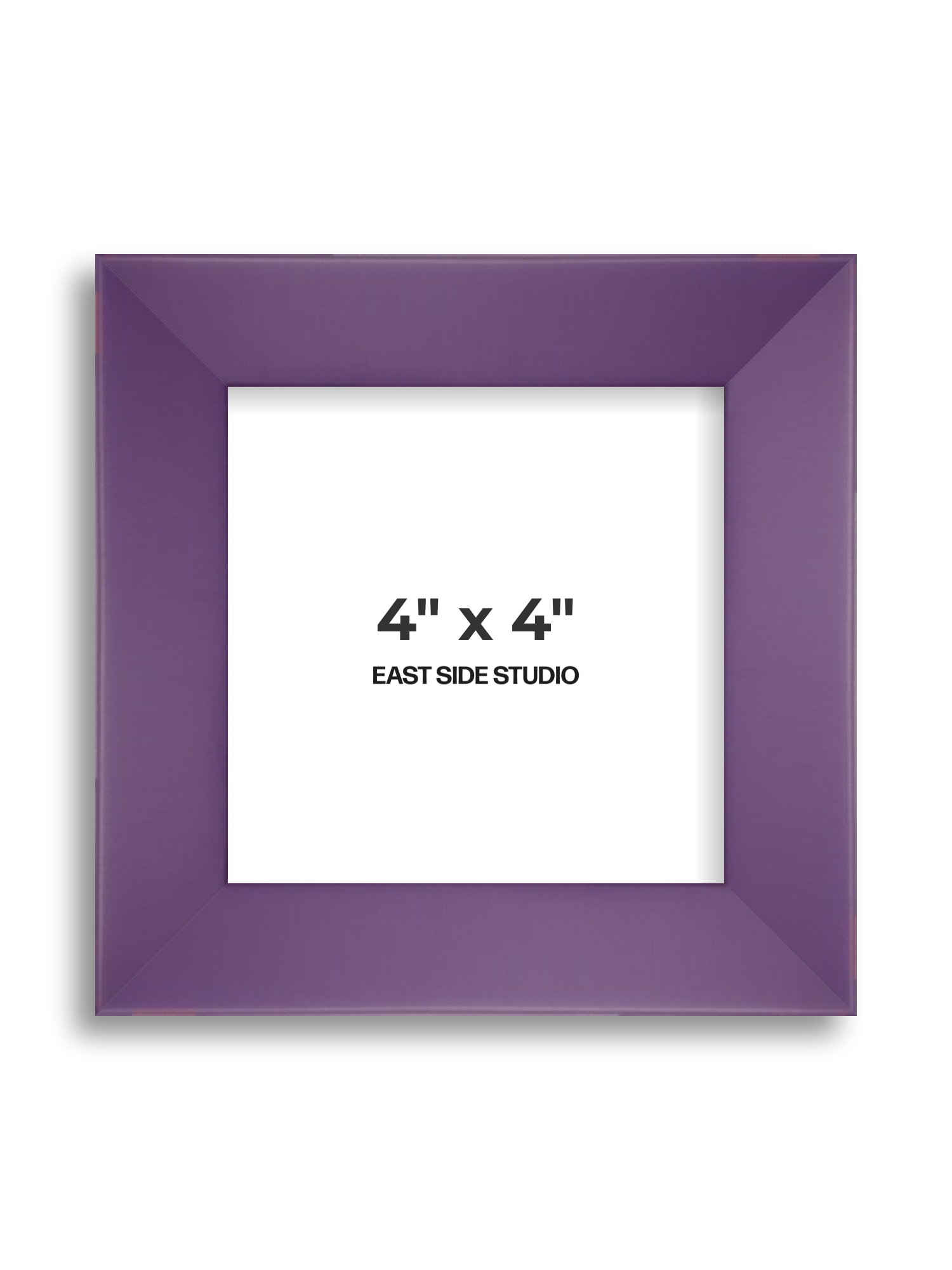 Deep Lilac 4" x 4" picture frame
