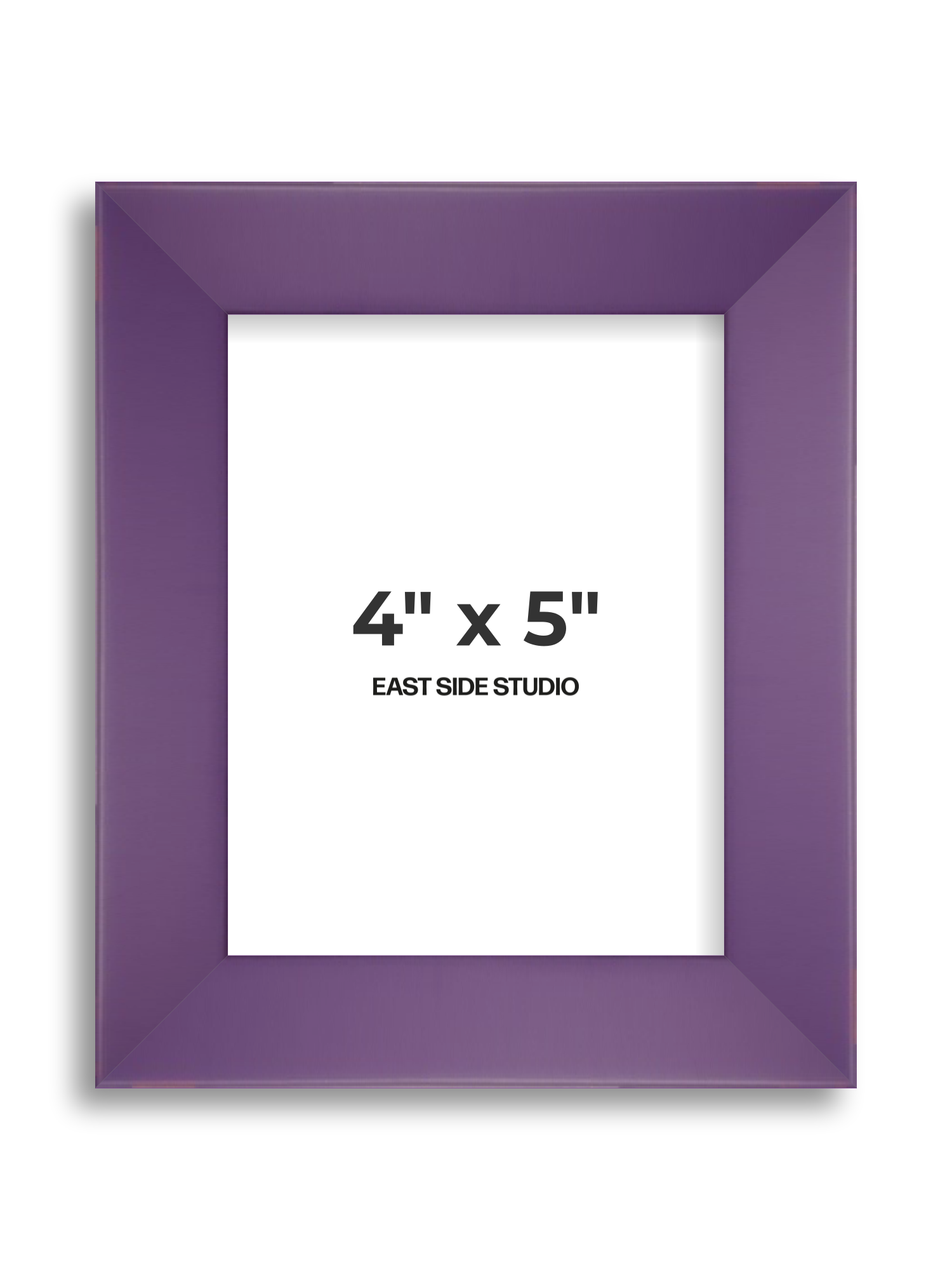 Deep Lilac 4" x 5" picture frame
