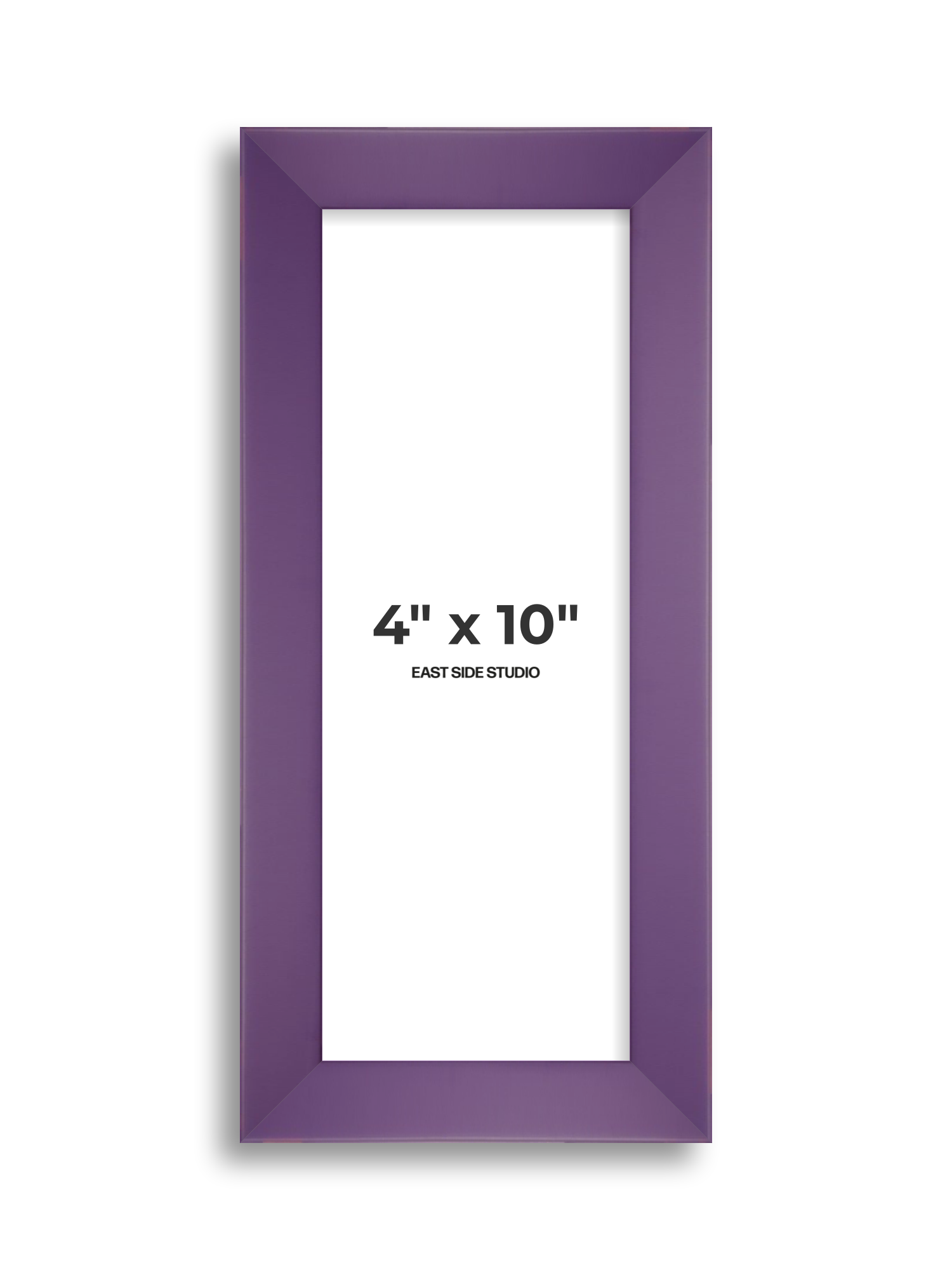 Deep Lilac 4" x 10" picture frame