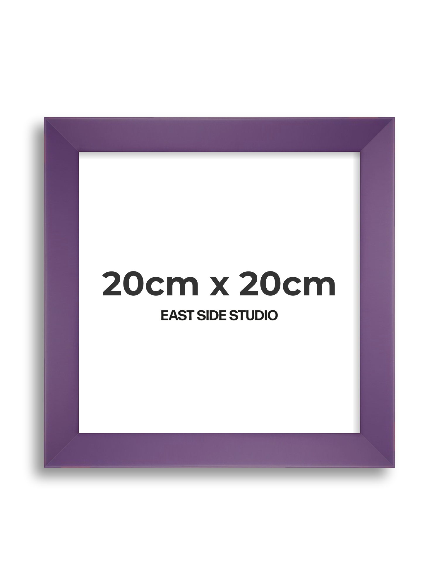 Deep Lilac 20cm x 20cm picture frame
