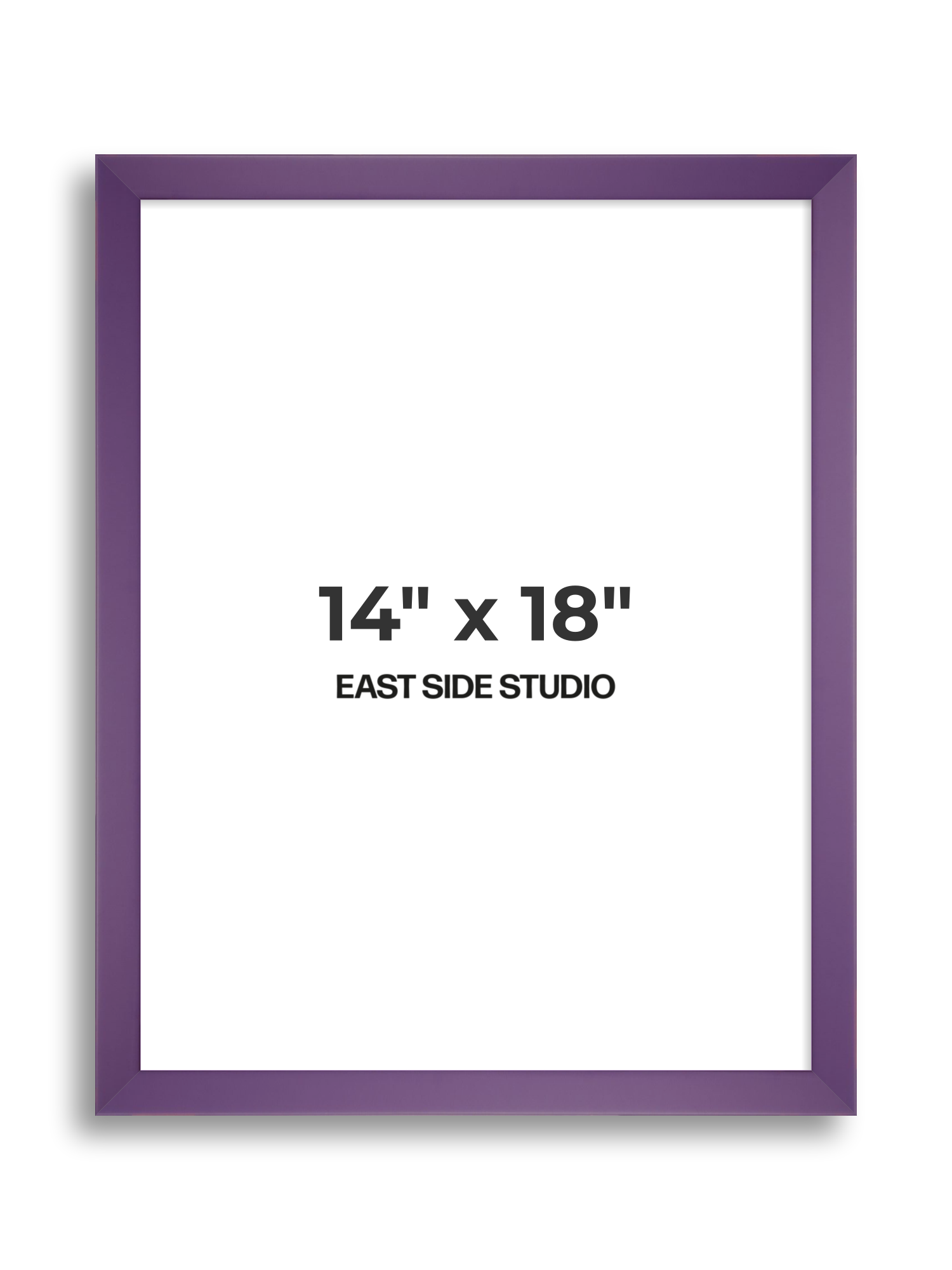 Deep Lilac 14" x 18" picture frame