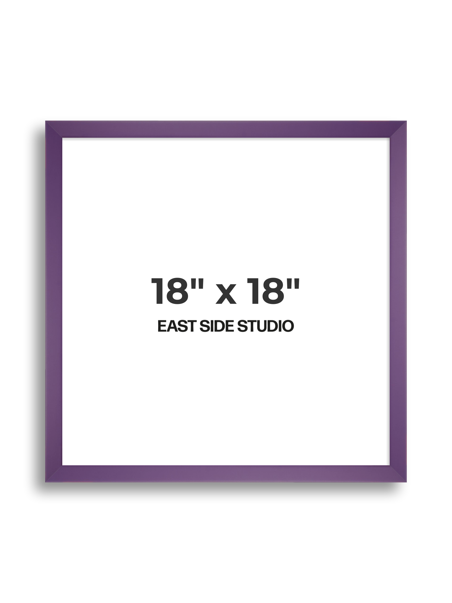 Deep Lilac 18" x 18" picture frame