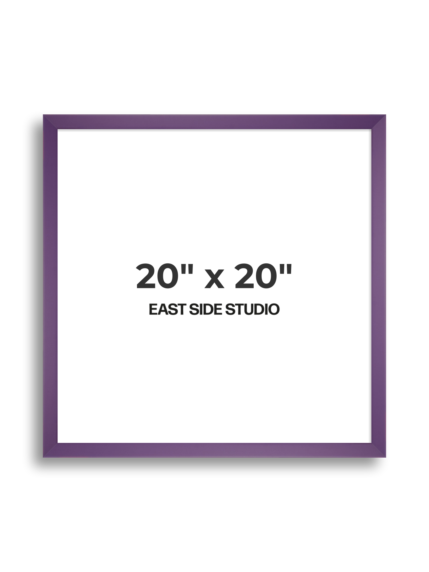 Deep Lilac 20" x 20" picture frame