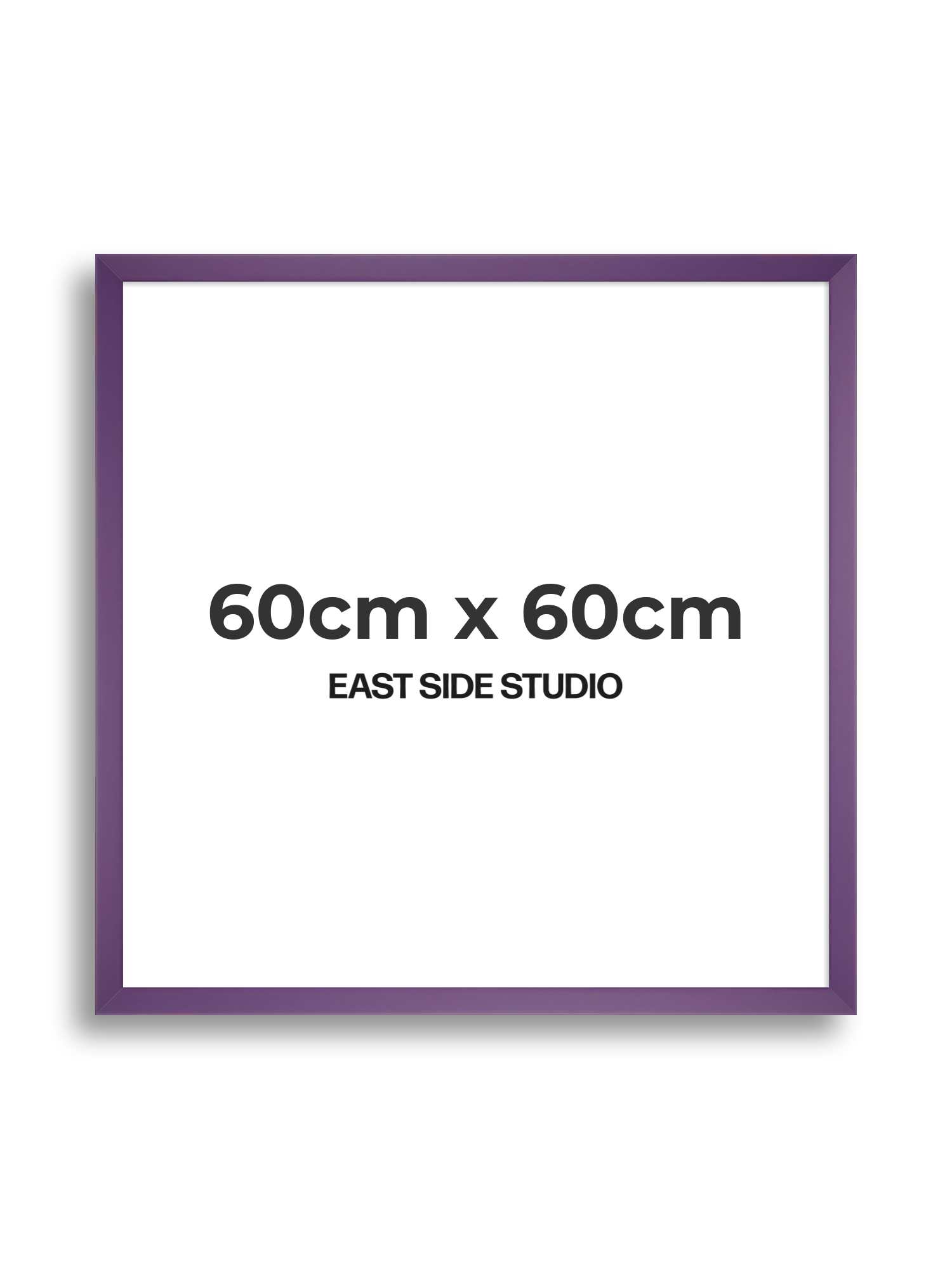 Deep Lilac 60cm x 60cm picture frame
