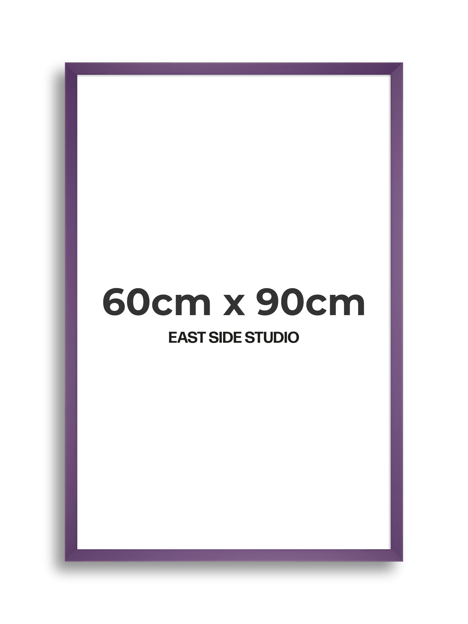 Deep Lilac 60cm x 90cm picture frame