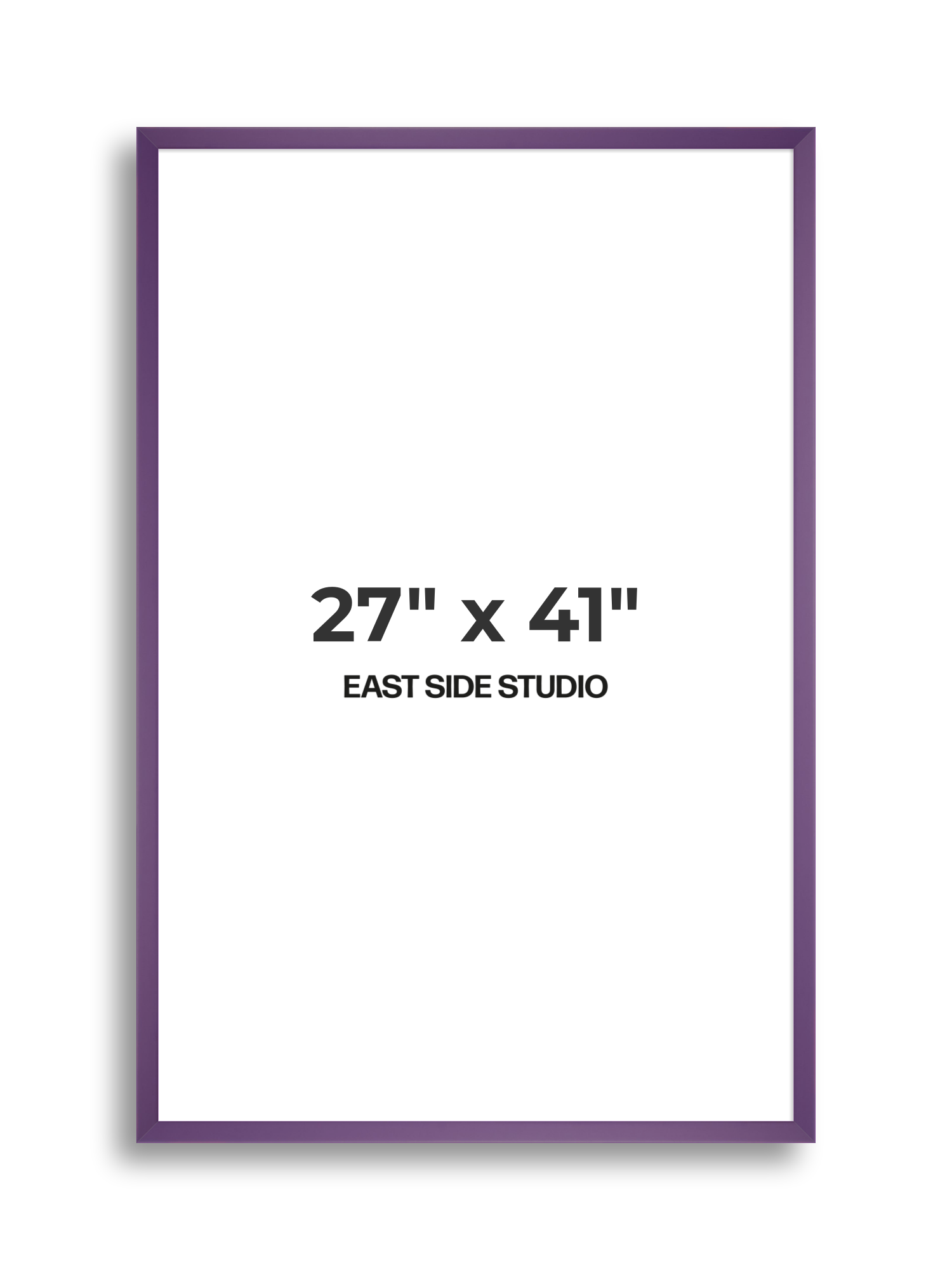 Deep Lilac 27" x 41" picture frame