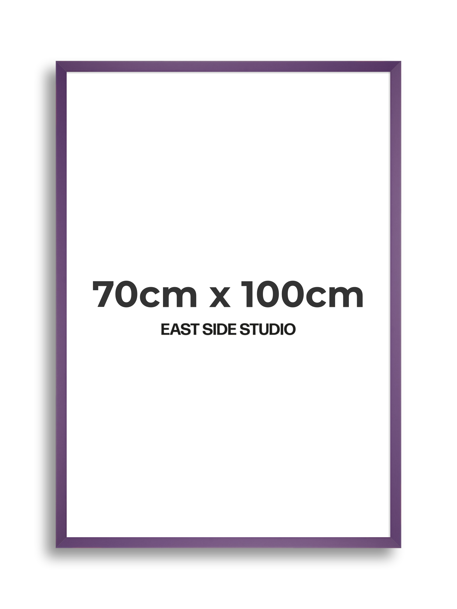 Deep Lilac 70cm x 100cm picture frame