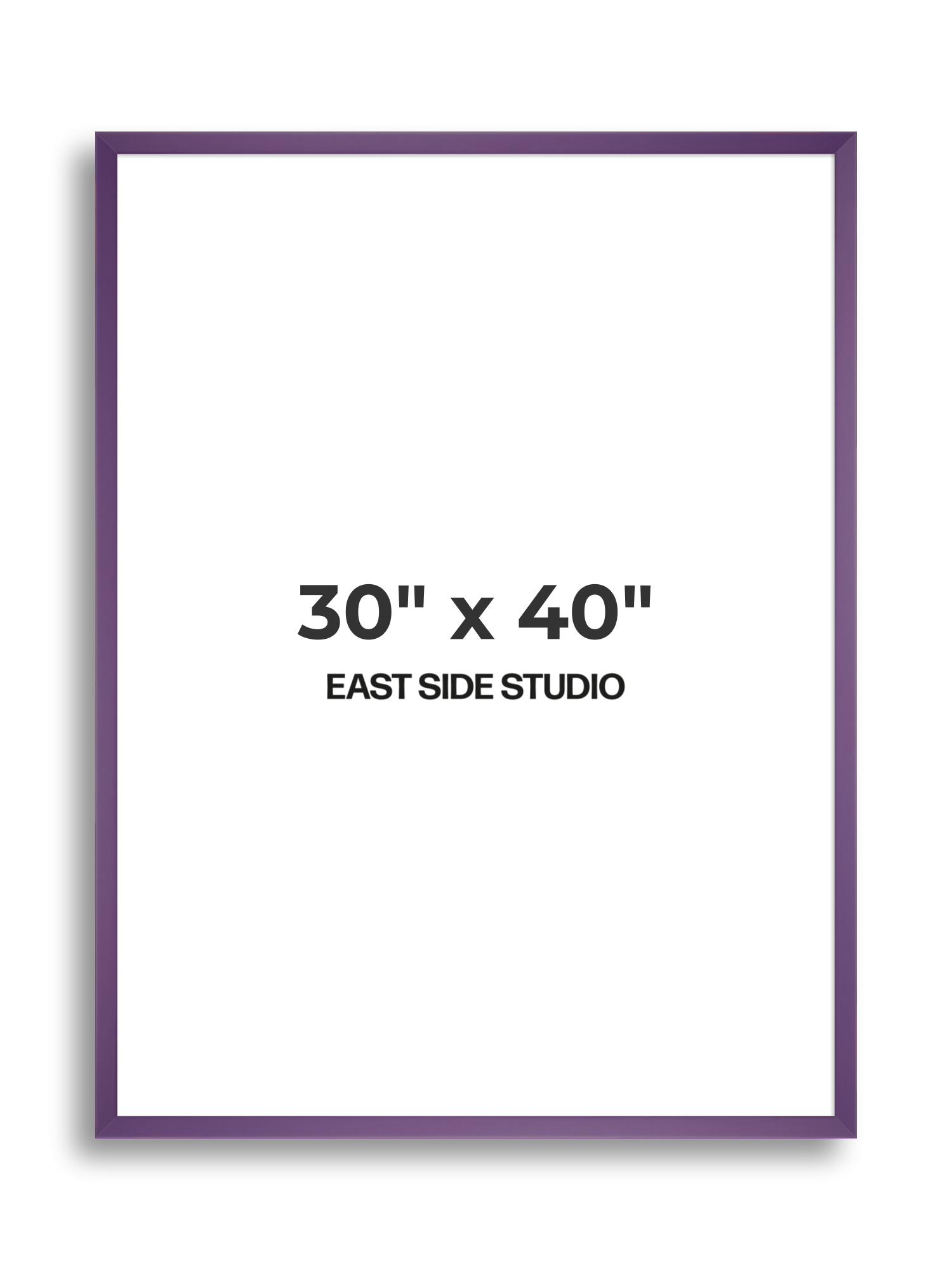 Deep Lilac 30" x 40" picture frame