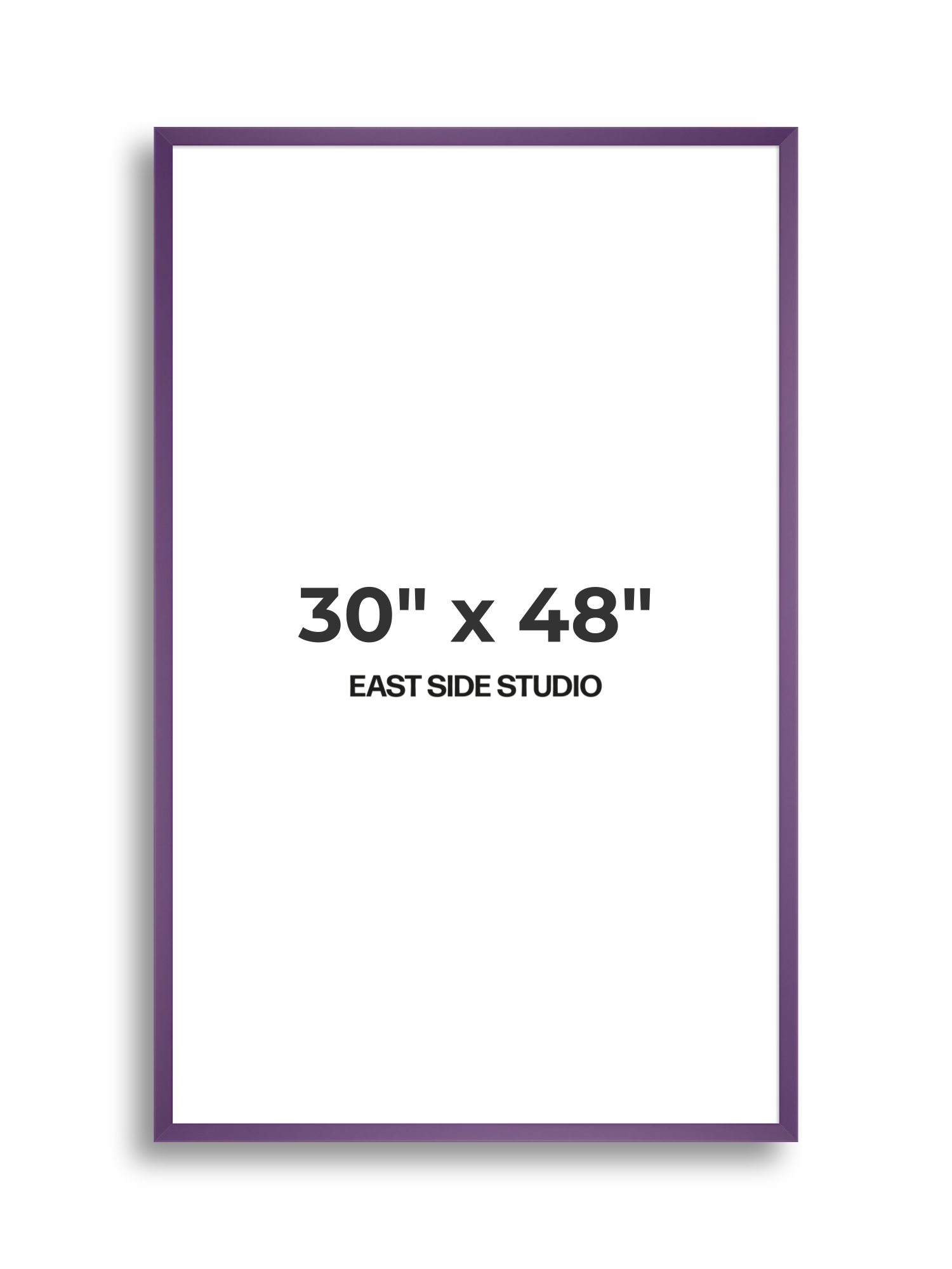 Deep Lilac 30" x 48" picture frame