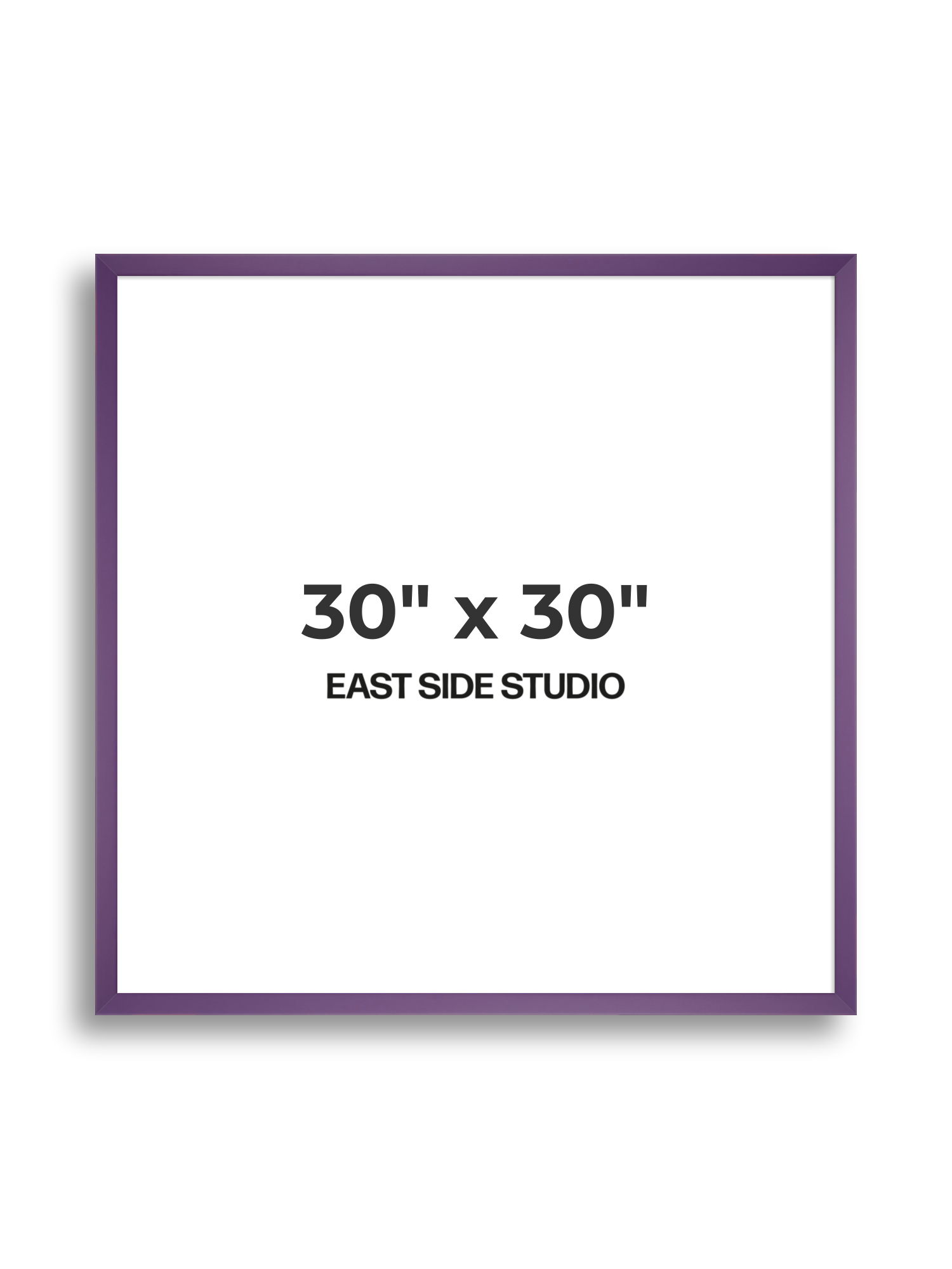 Deep Lilac 30" x 30" picture frame
