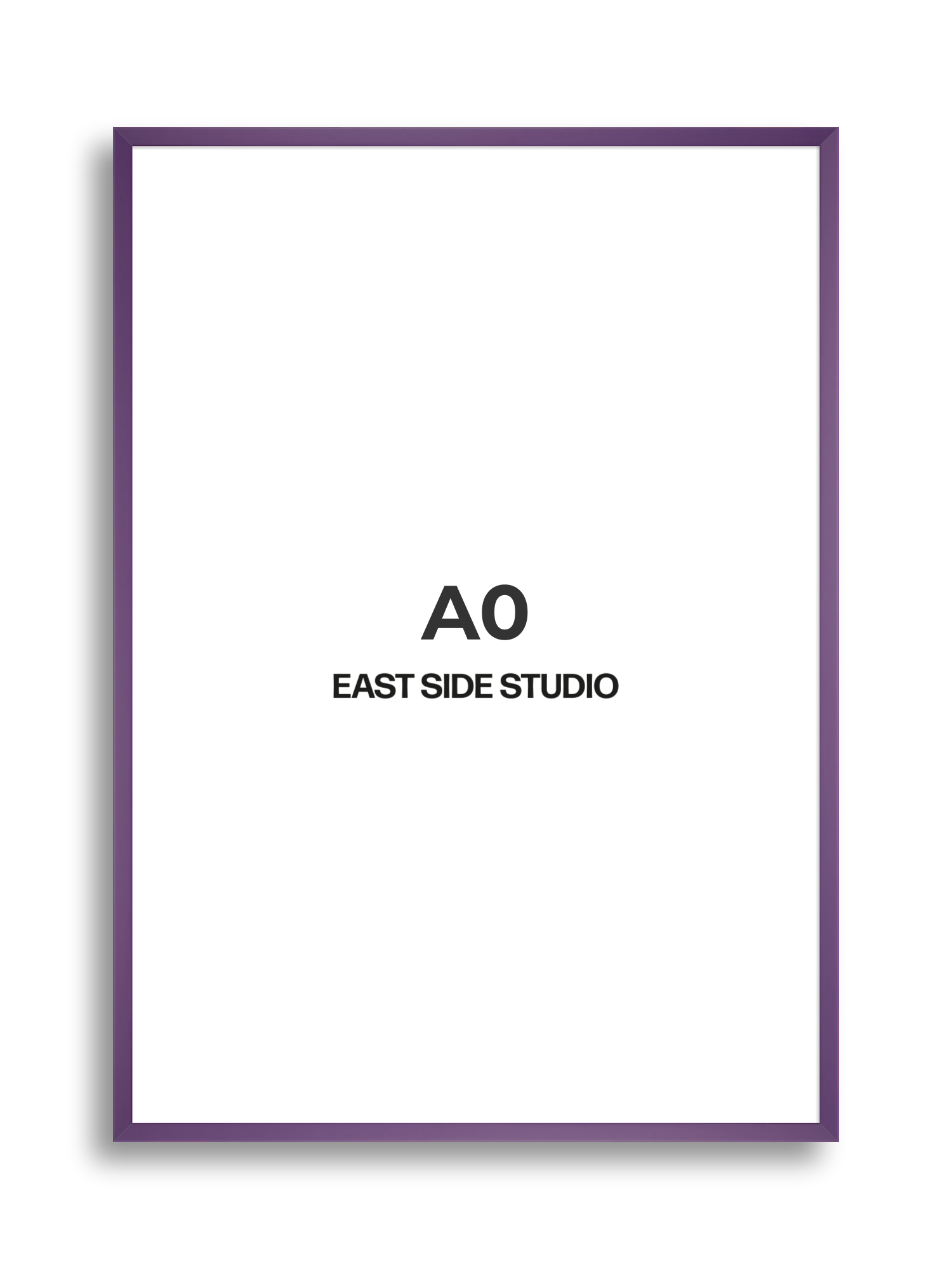 Deep Lilac A0 picture frame