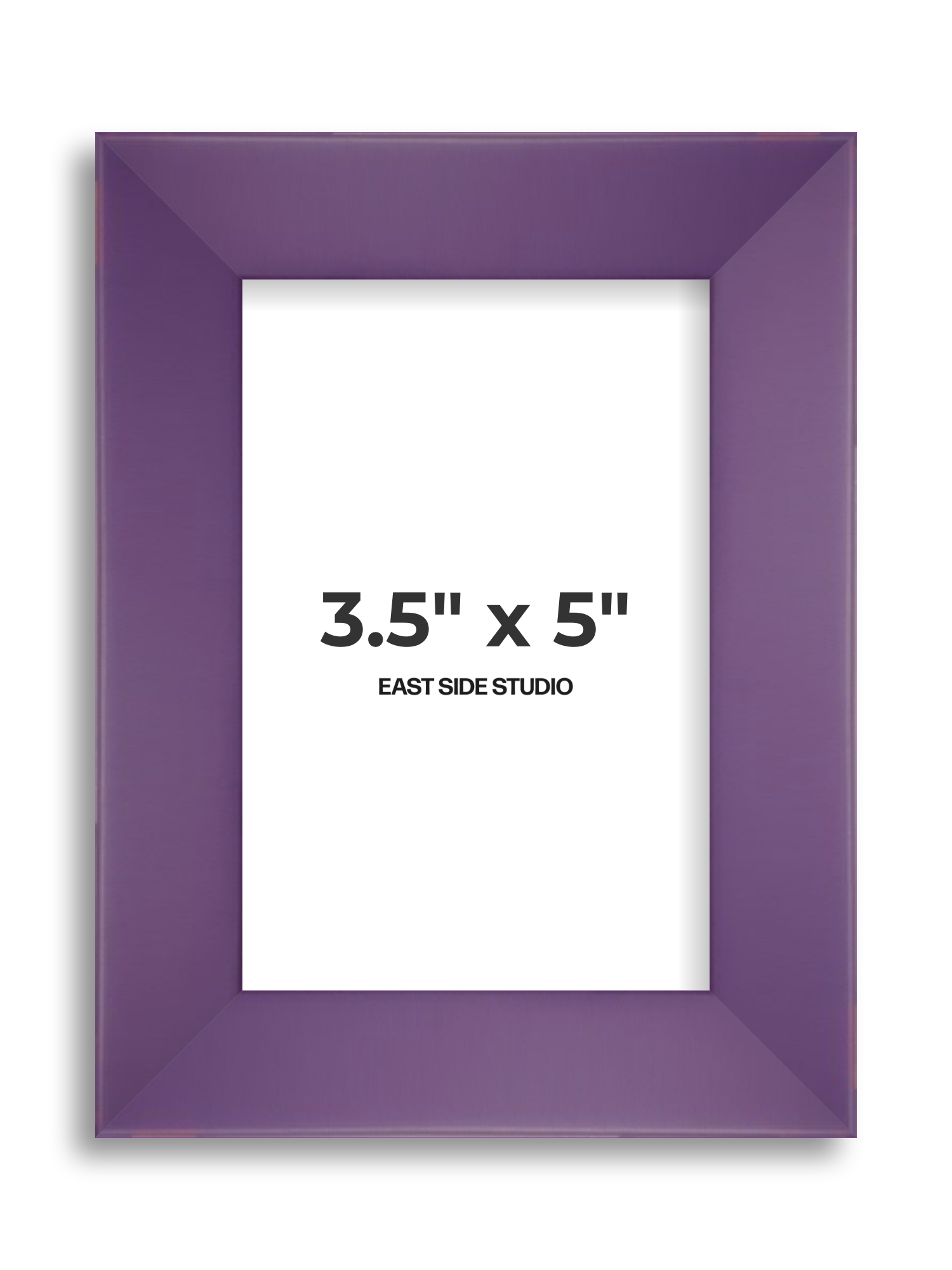 Deep Lilac 3.5" x 5" picture frame