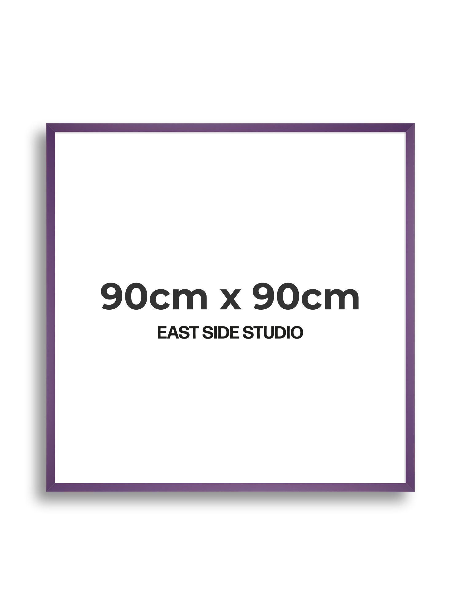Deep Lilac 90cm x 90cm picture frame