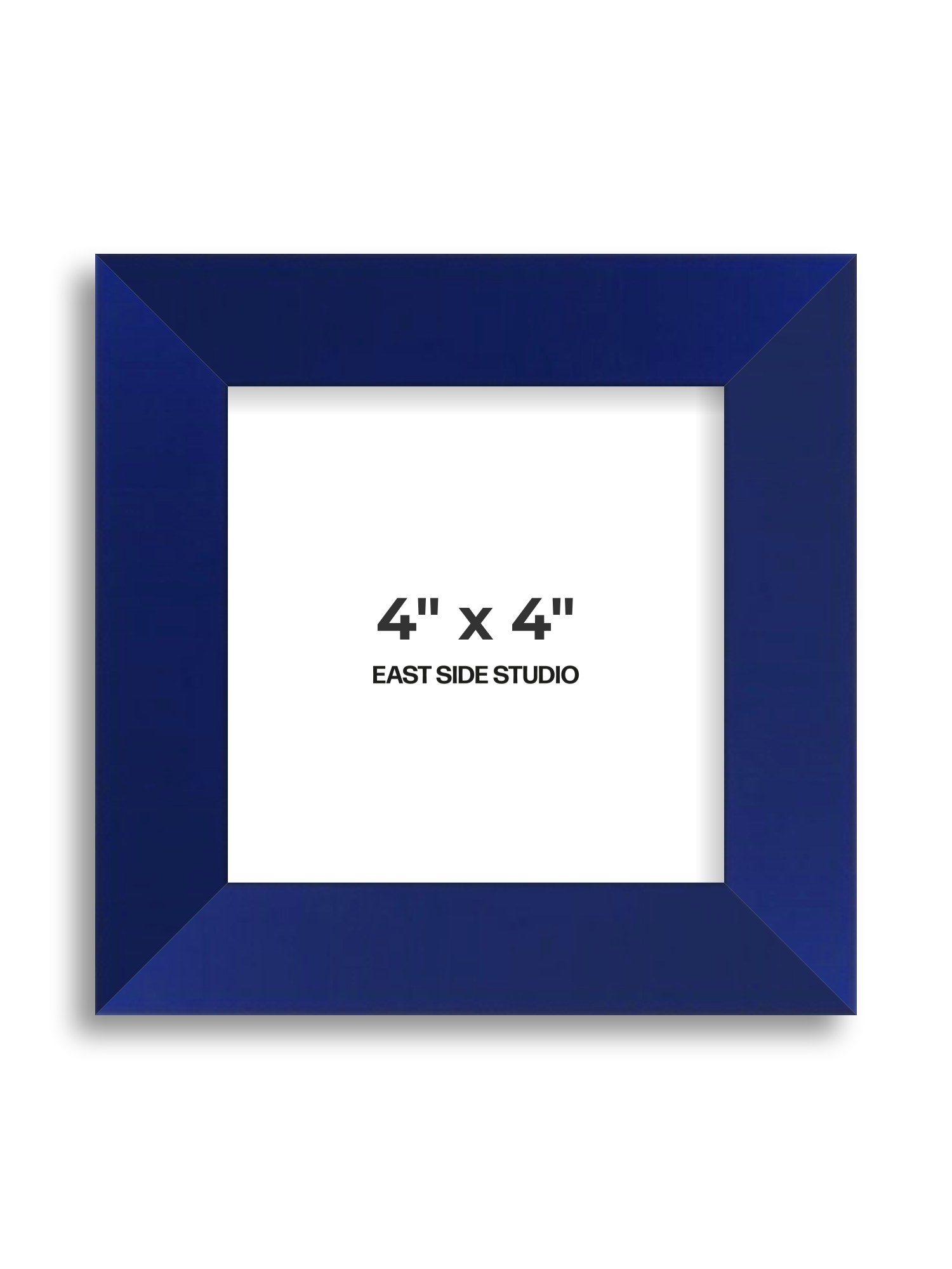 Cobalt Blue 4" x 4" picture frame