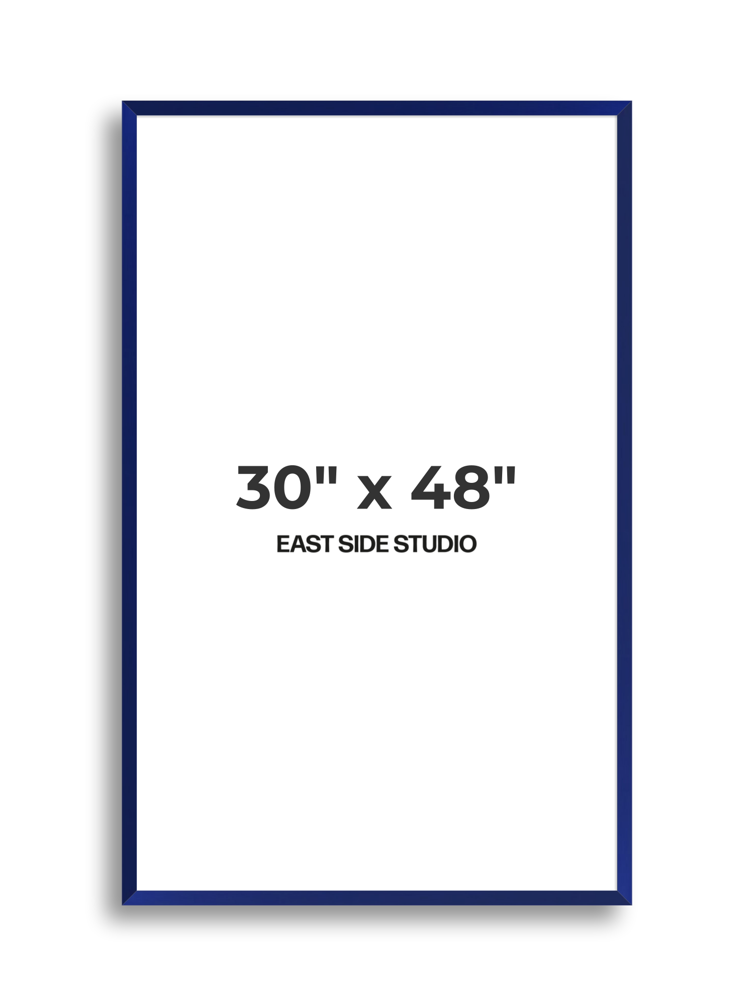 Cobalt Blue 30" x 48" picture frame