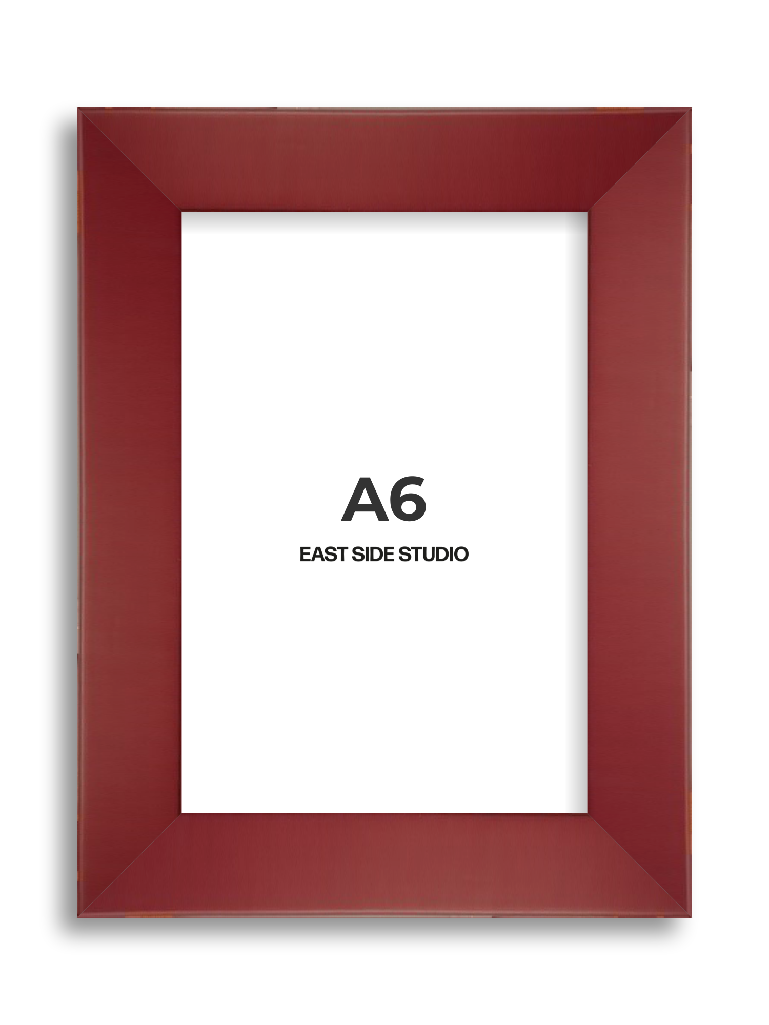 Burgundy A6 picture frame