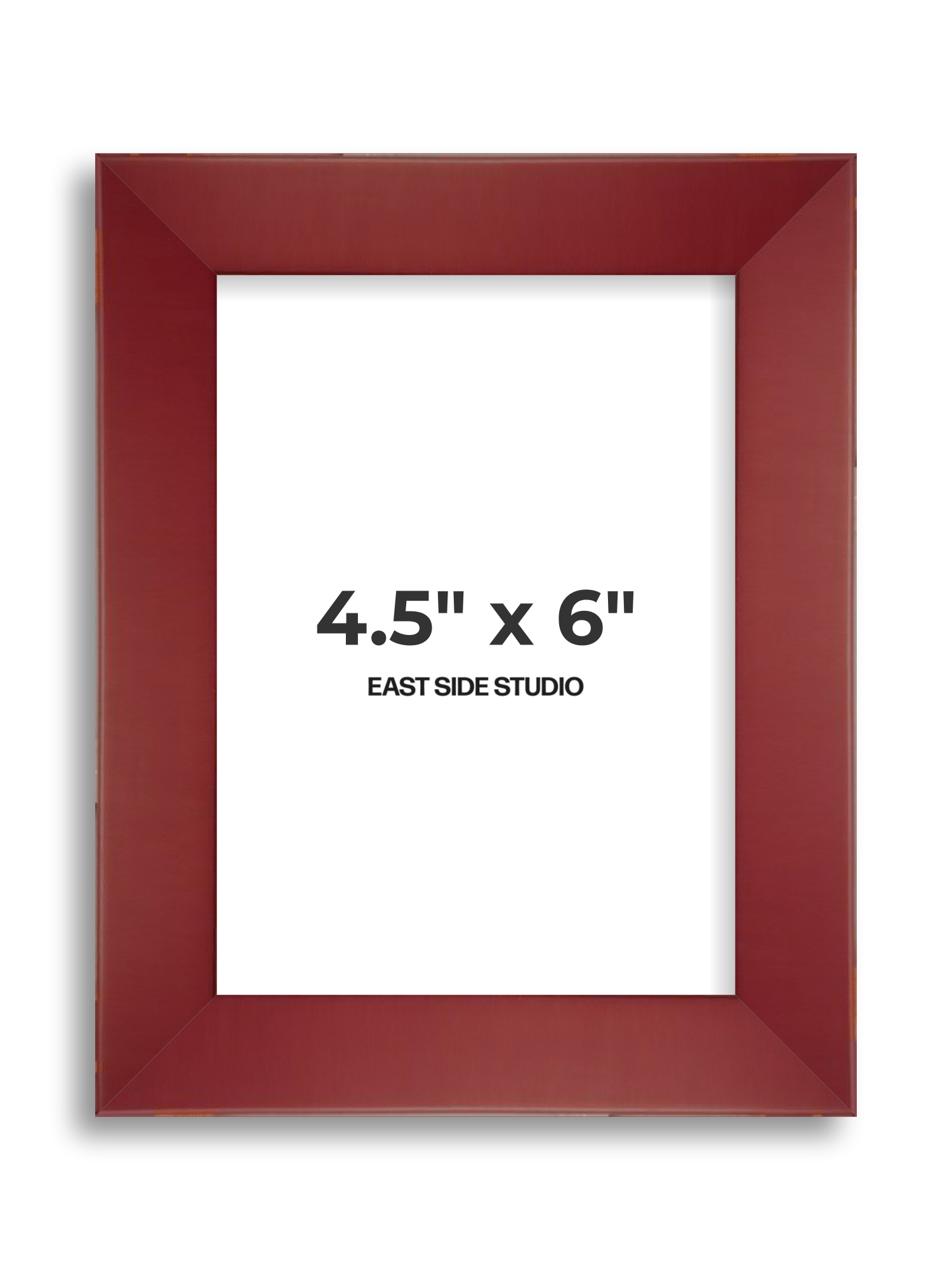 Burgundy 4.5" x 6" picture frame