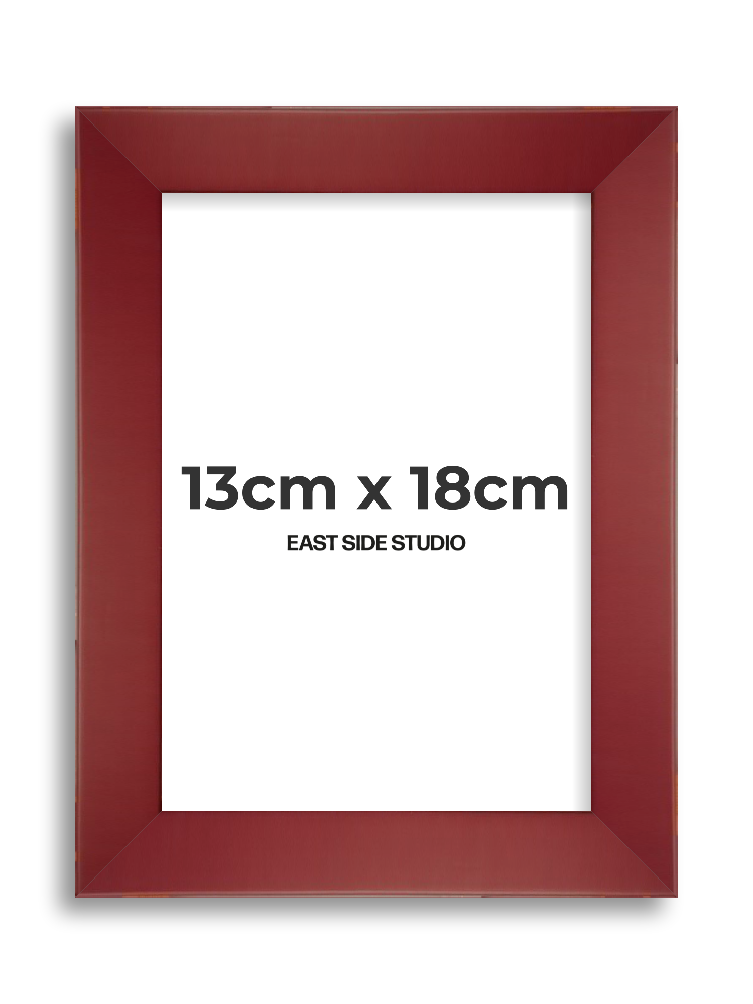 Burgundy 13cm x 18cm picture frame