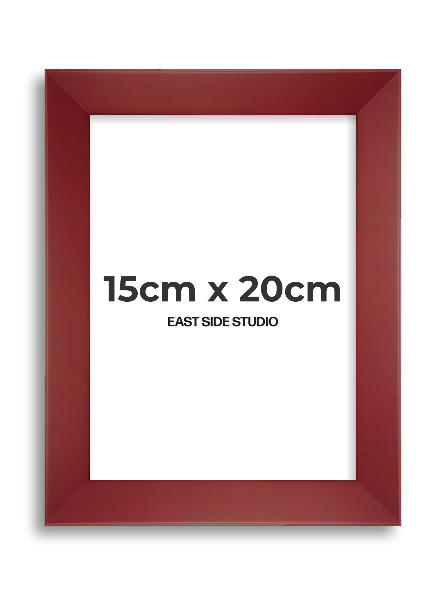 Burgundy 15cm x 20cm picture frame