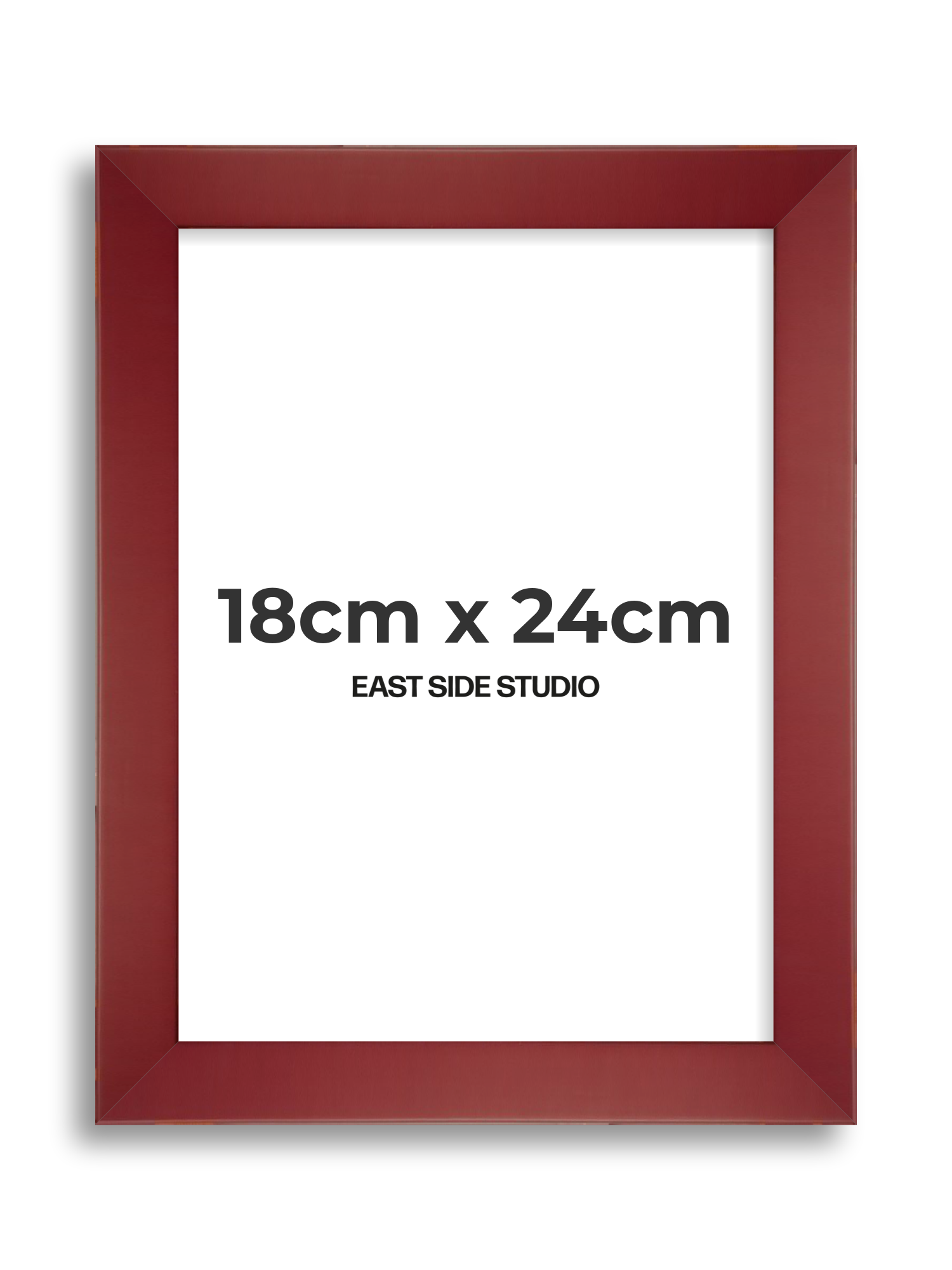 Burgundy 18cm x 24cm picture frame