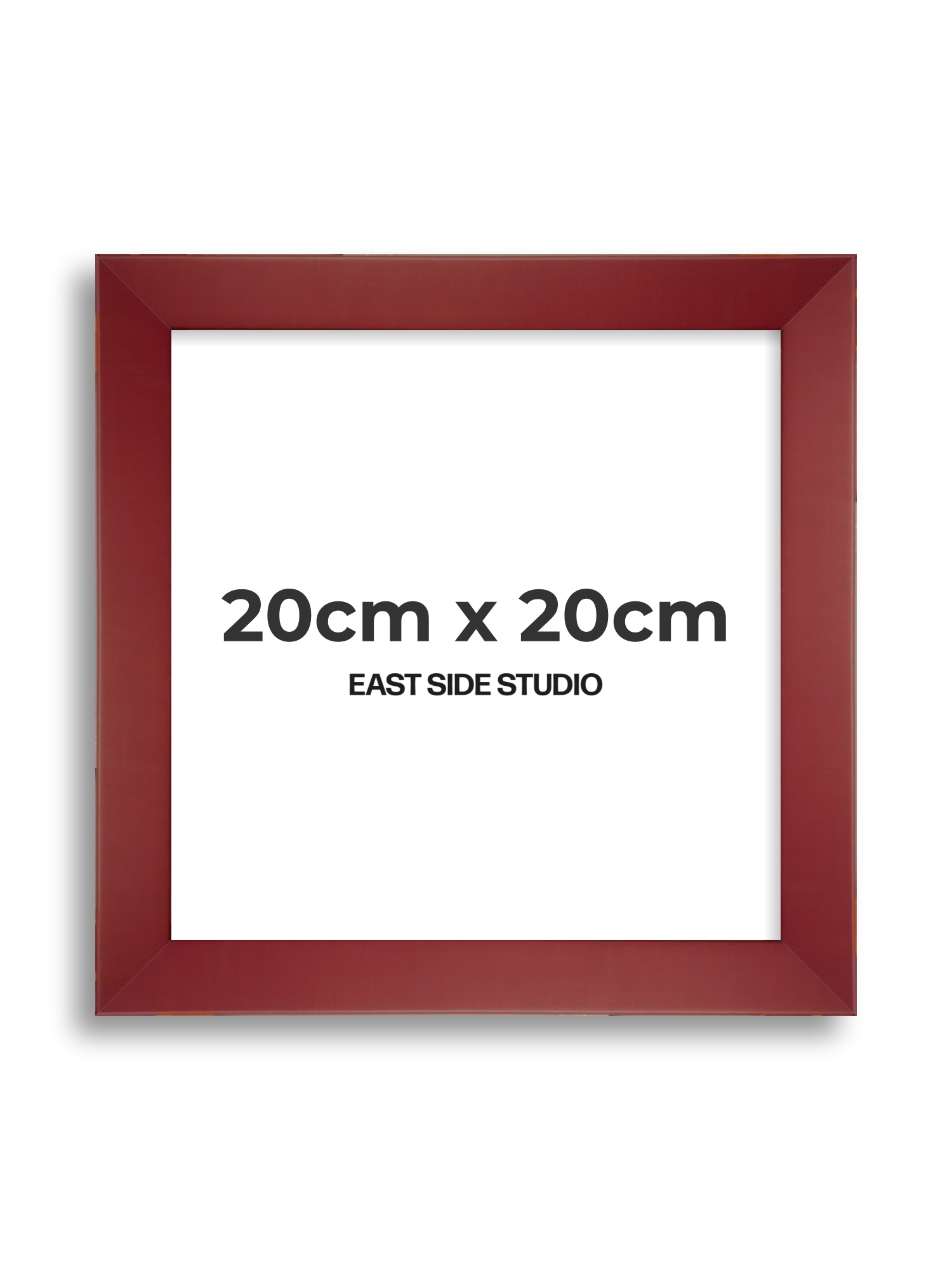 Burgundy 20cm x 20cm picture frame