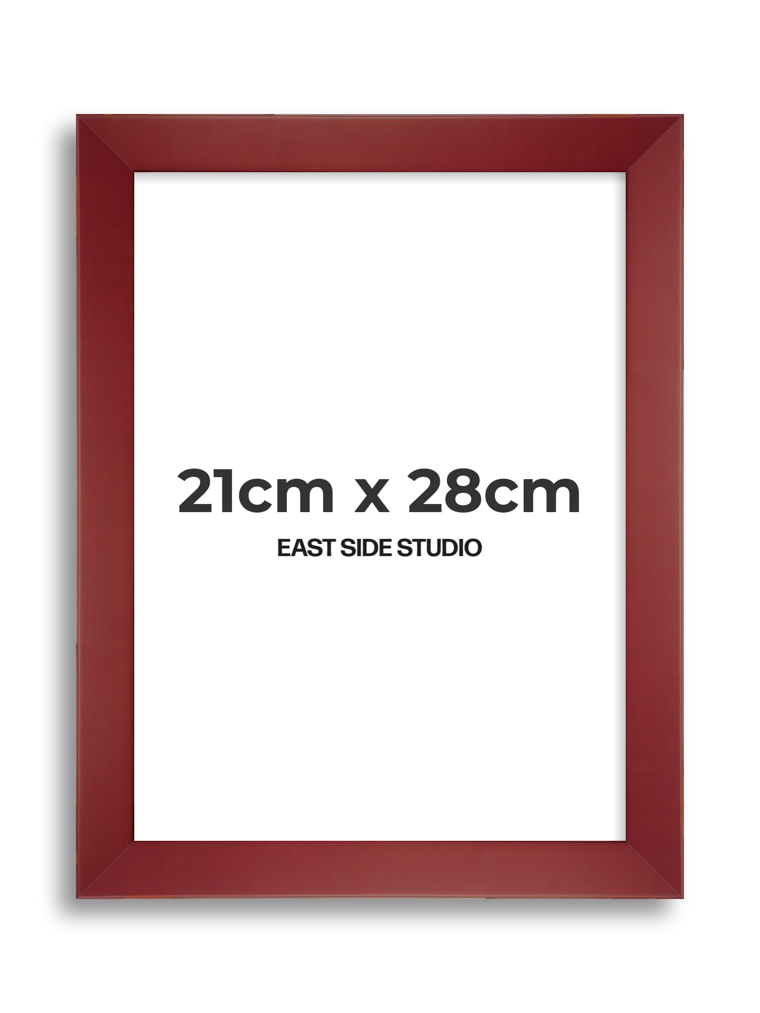 Burgundy 21cm x 28cm picture frame