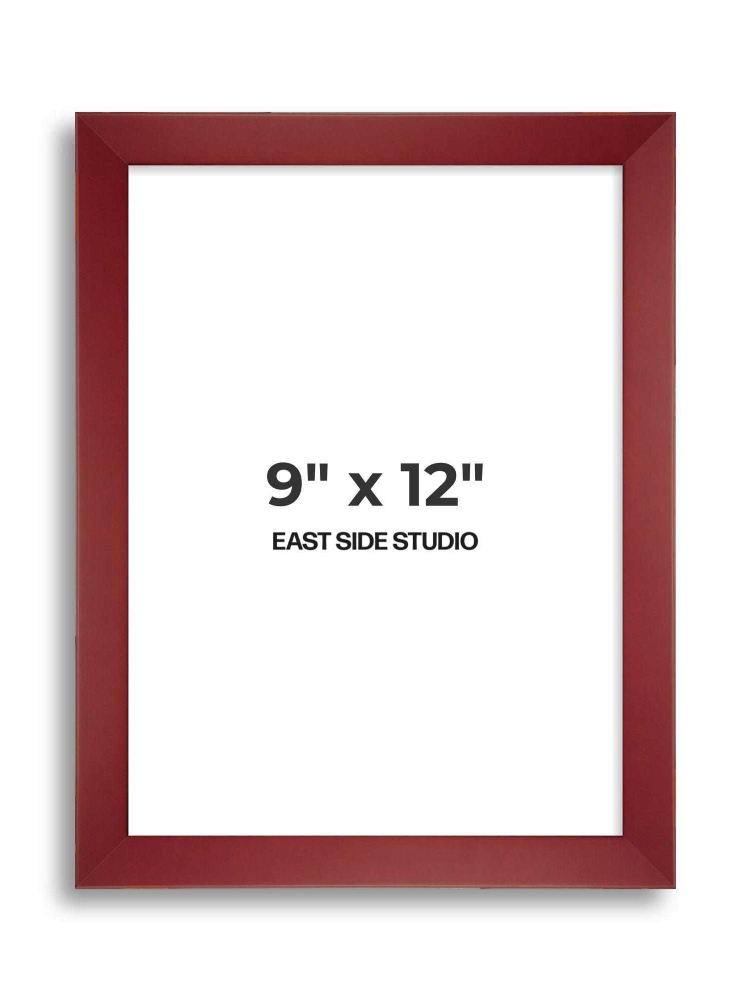 Burgundy 9" x 12" picture frame
