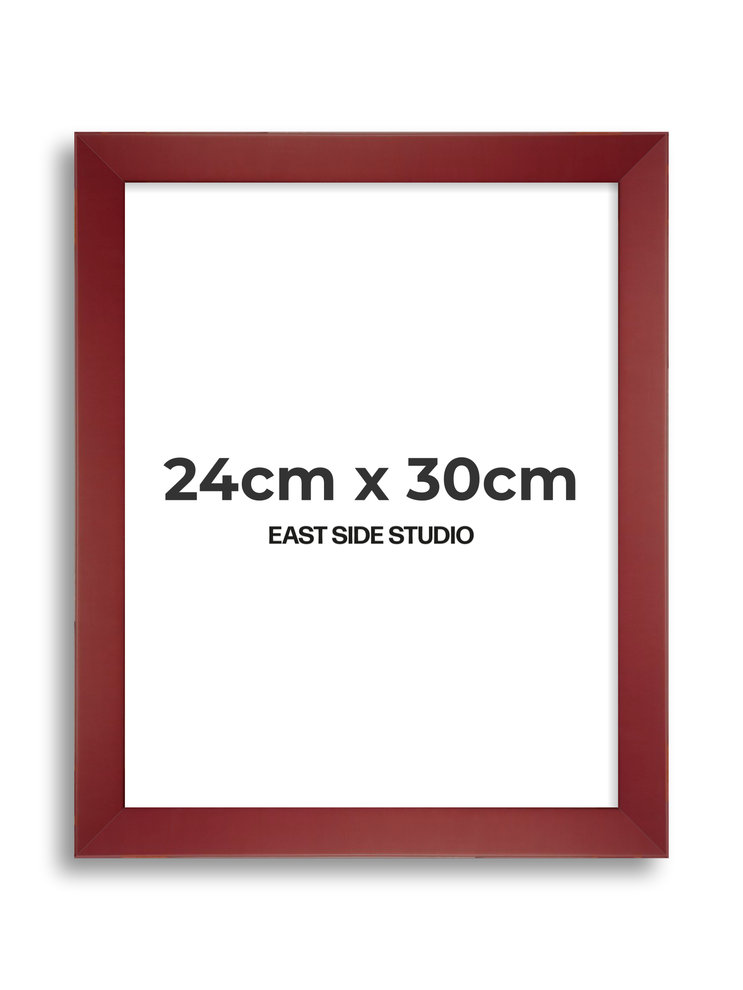 Burgundy 24cm x 30cm picture frame
