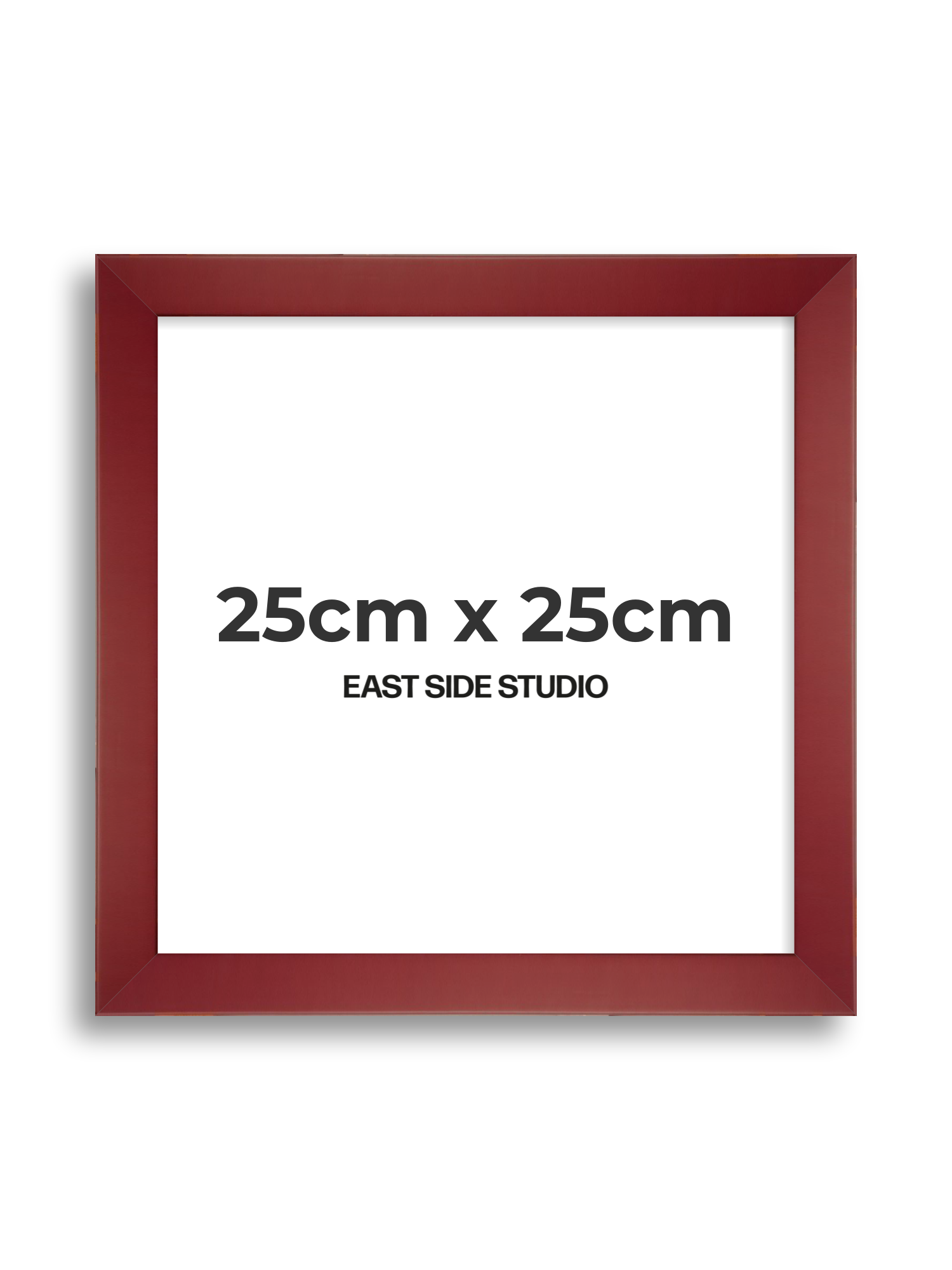 Burgundy 25cm x 25cm picture frame