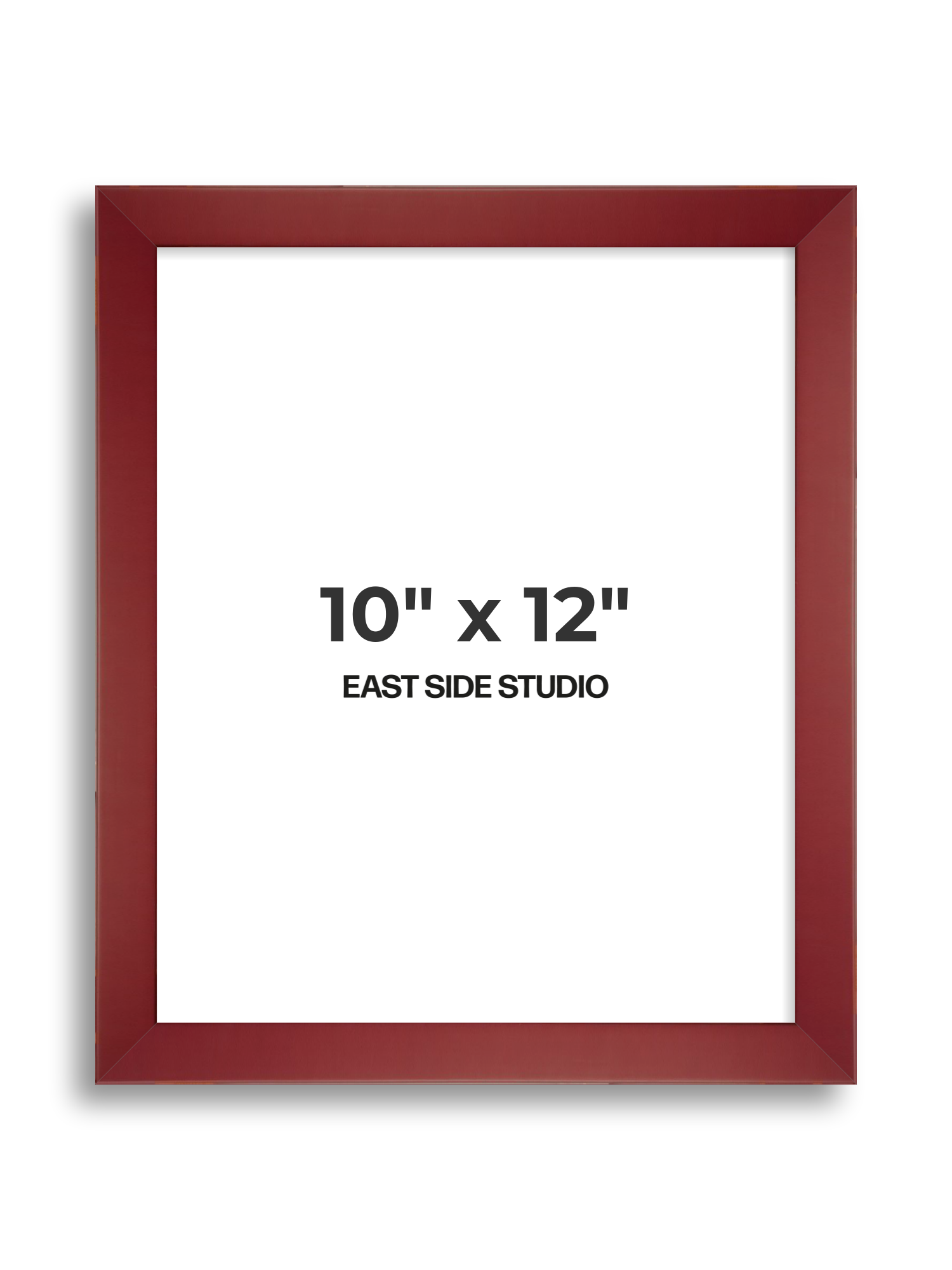 Burgundy 10" x 12" picture frame