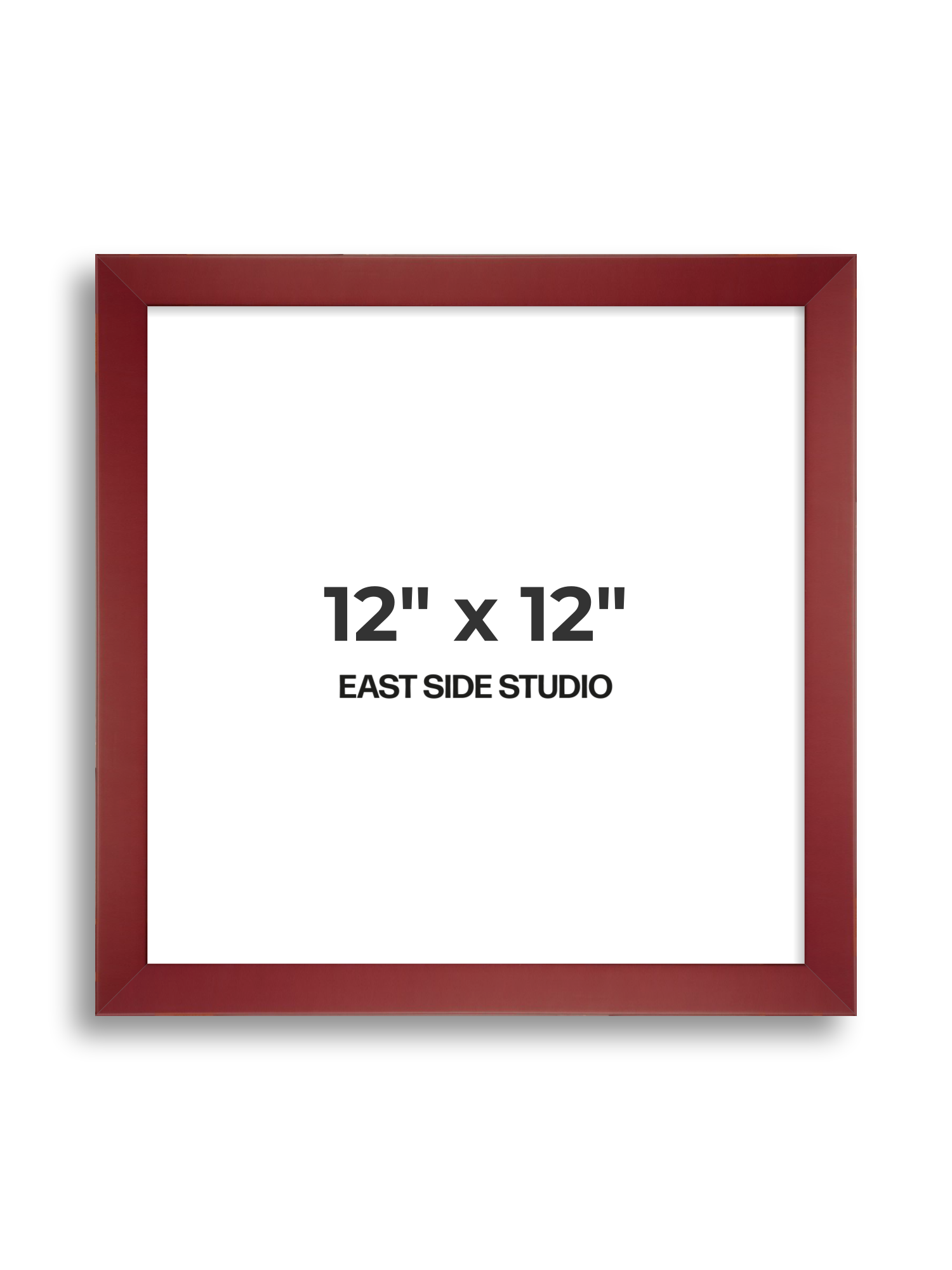 Burgundy 12" x 12" picture frame