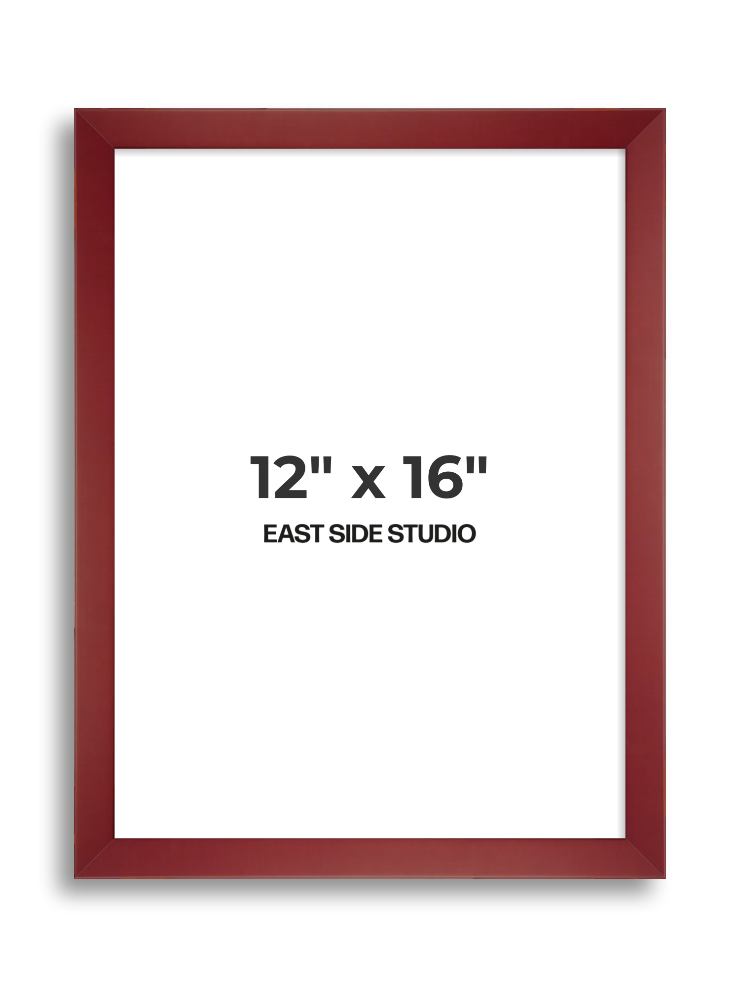 Burgundy 12" x 16" picture frame