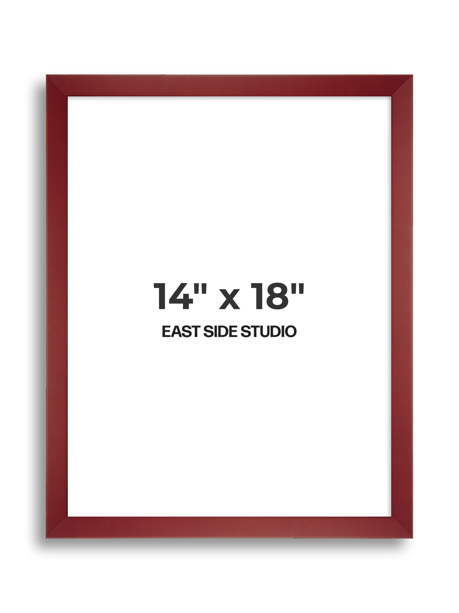 Burgundy 14" x 18" picture frame