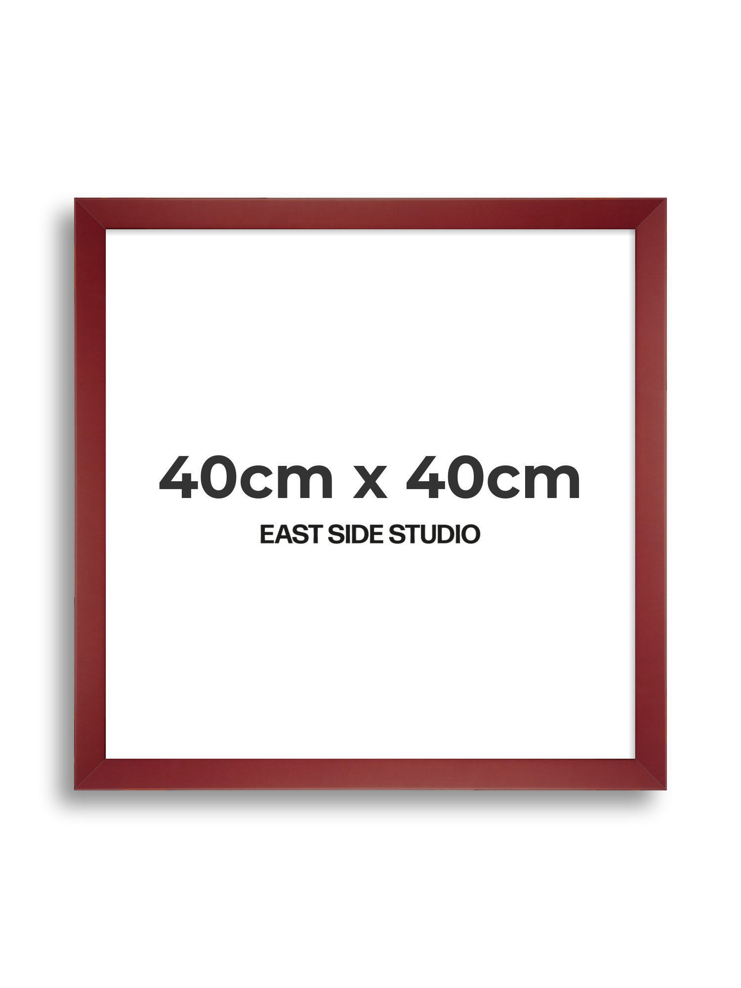 Burgundy 40cm x 40cm picture frame