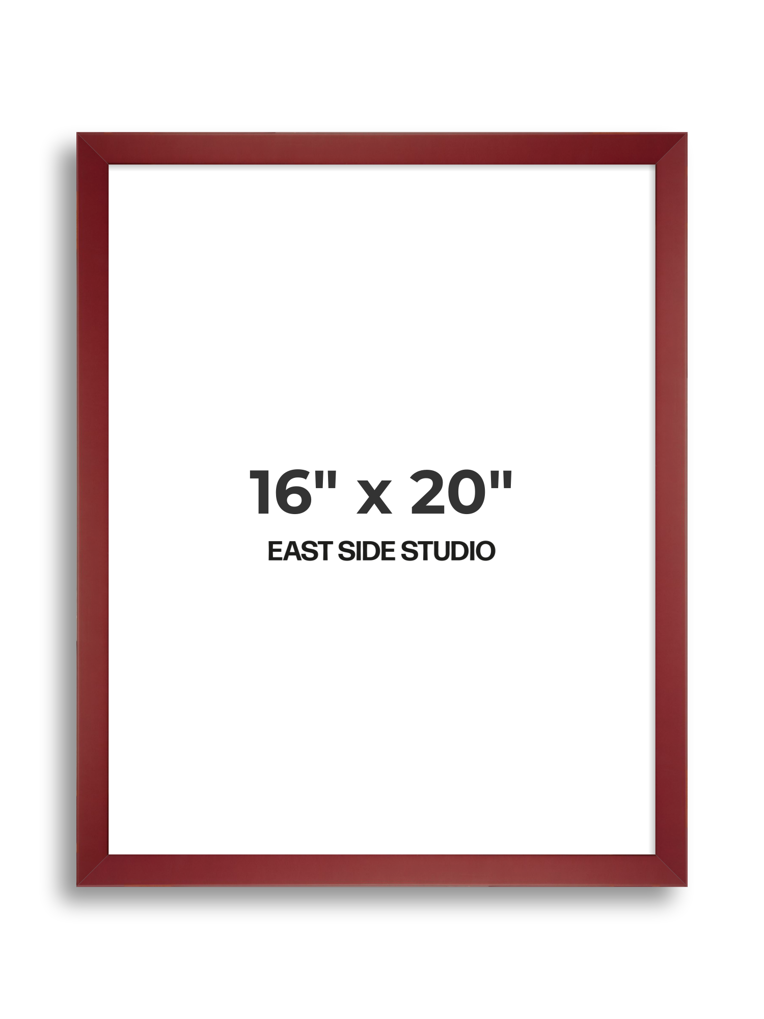 Burgundy 16" x 20" picture frame