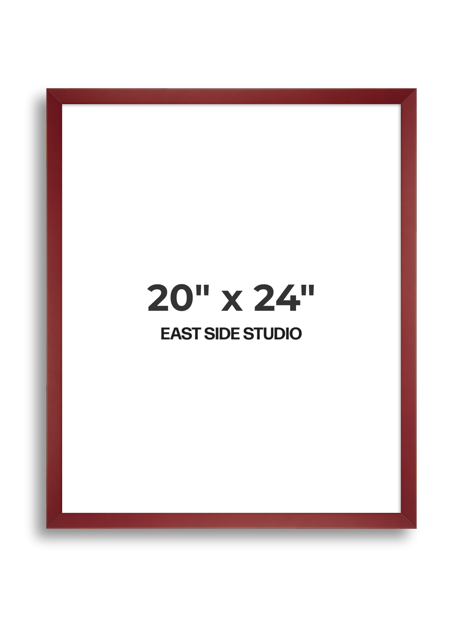 Burgundy 20" x 24" picture frame