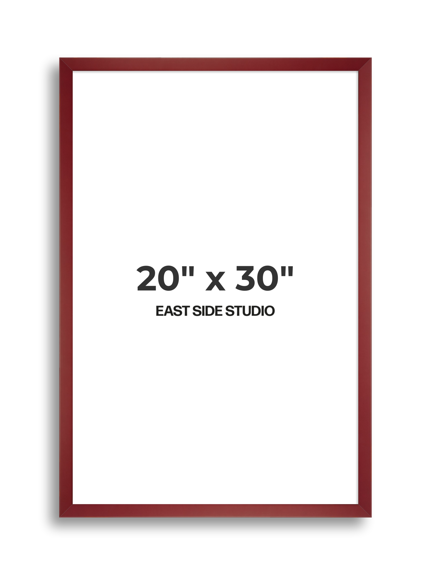 Burgundy 20" x 30" picture frame