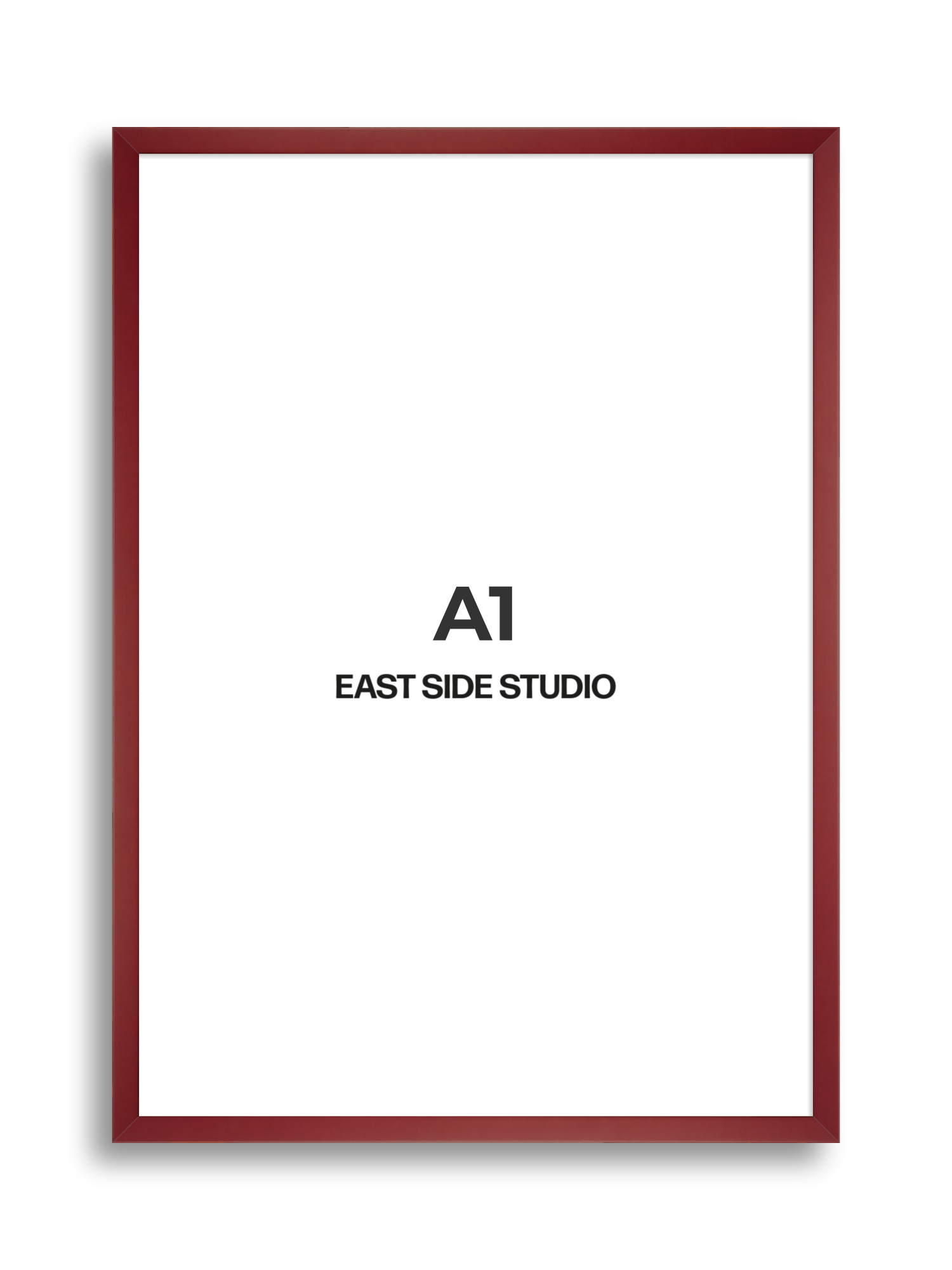 Burgundy A1 picture frame