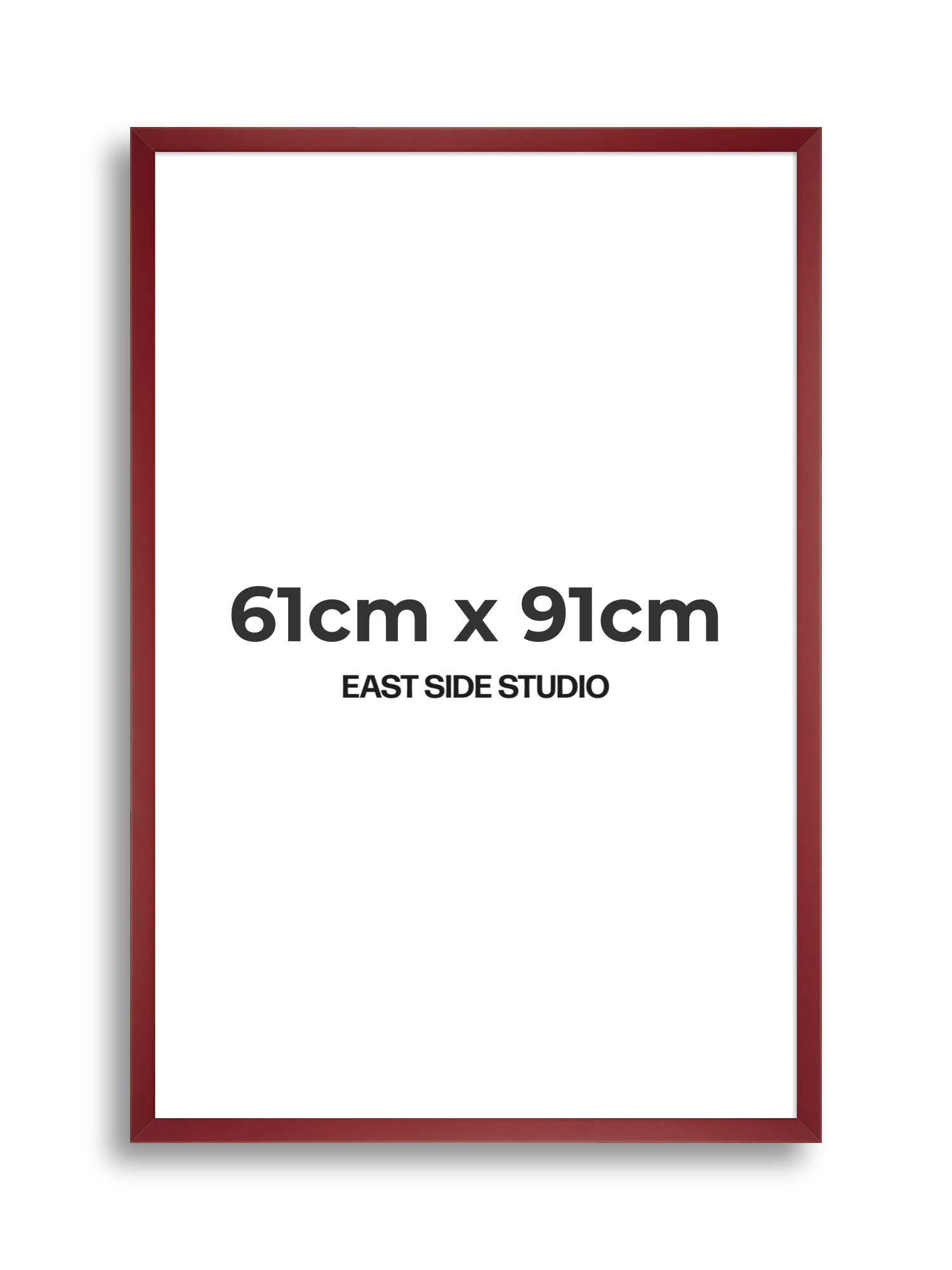 Burgundy 61cm x 91cm picture frame