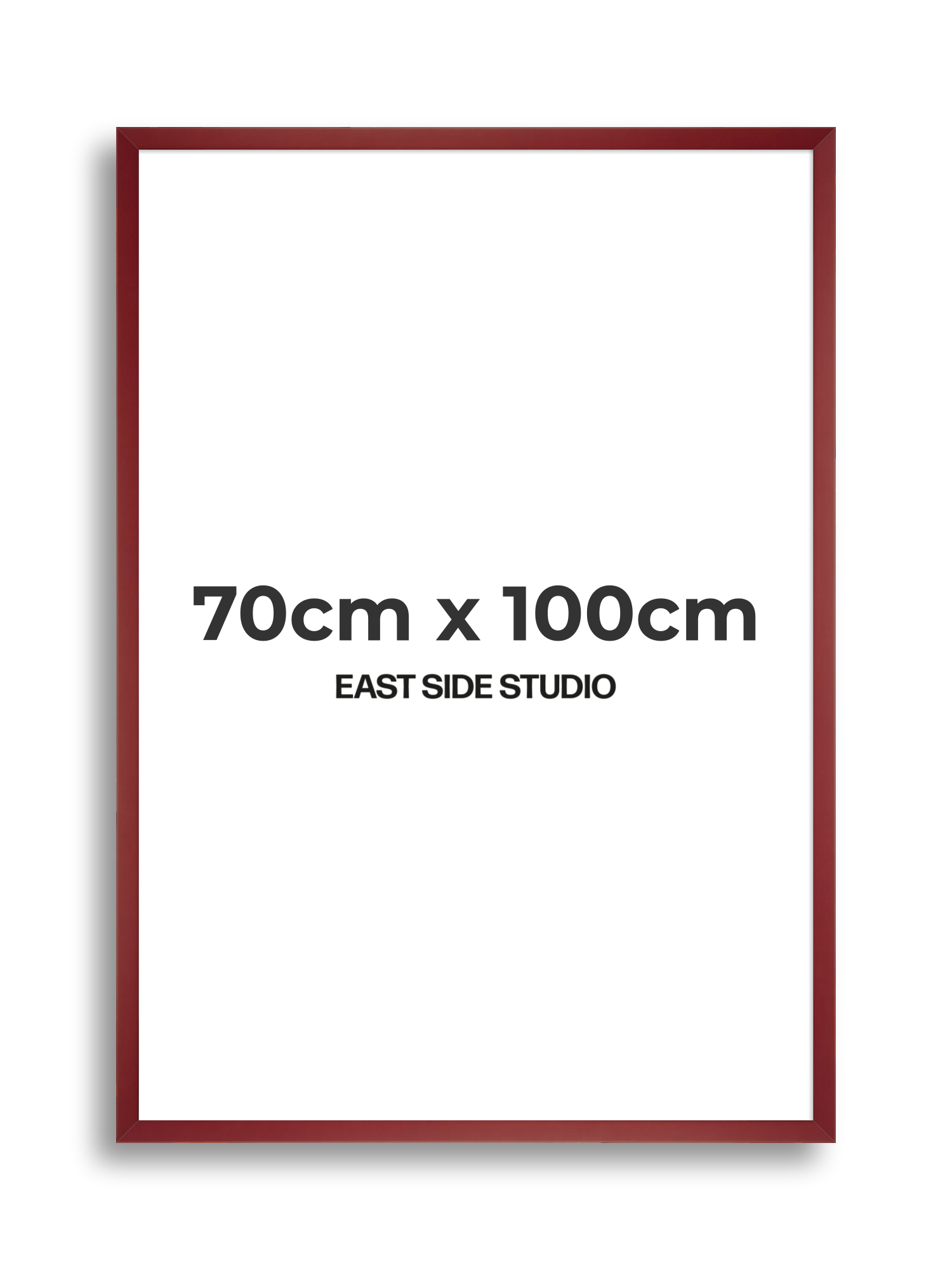 Burgundy 70cm x 100cm picture frame