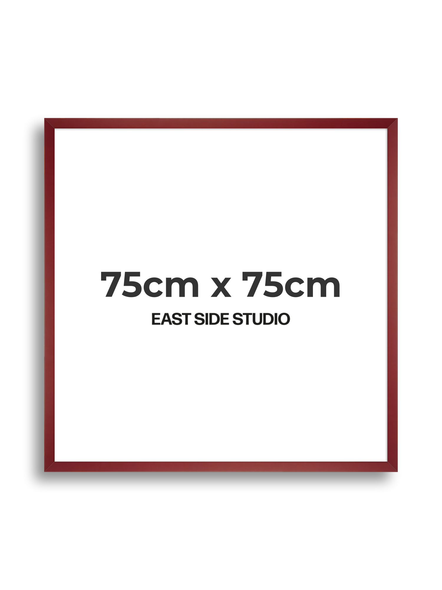 Burgundy 75cm x 75cm picture frame
