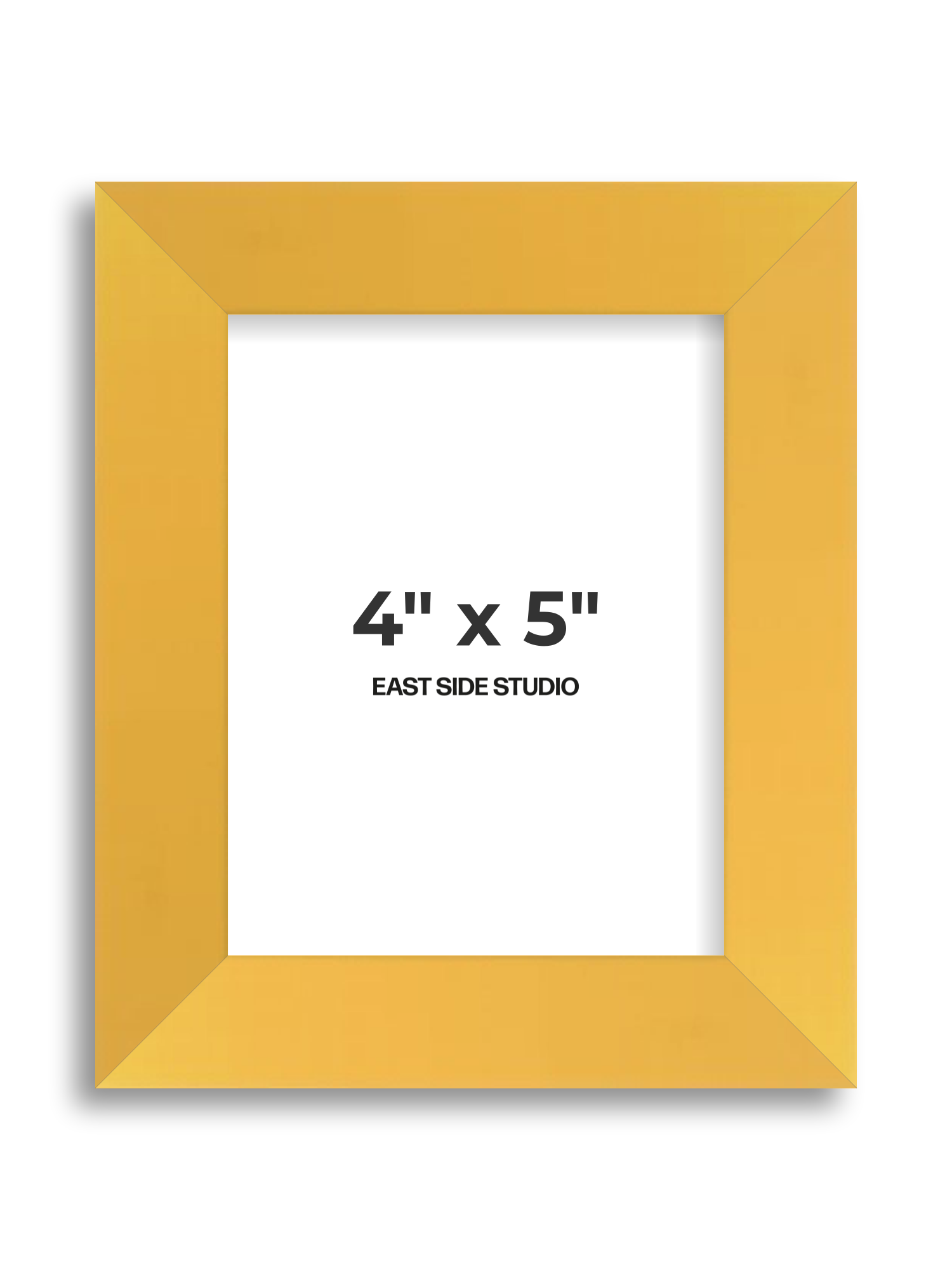 Egg Yolk Yellow 4" x 5" picture frame