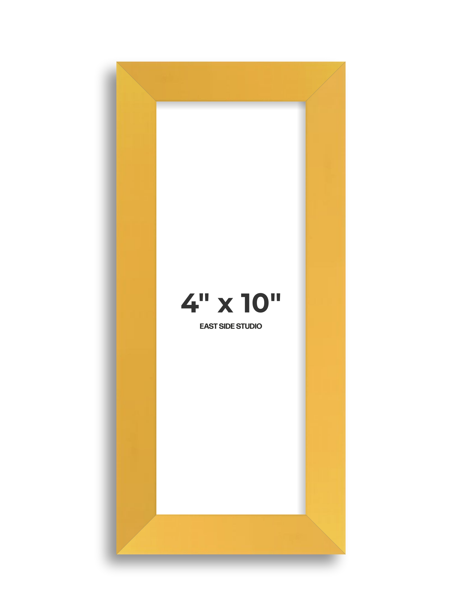 Egg Yolk Yellow 4" x 10" picture frame